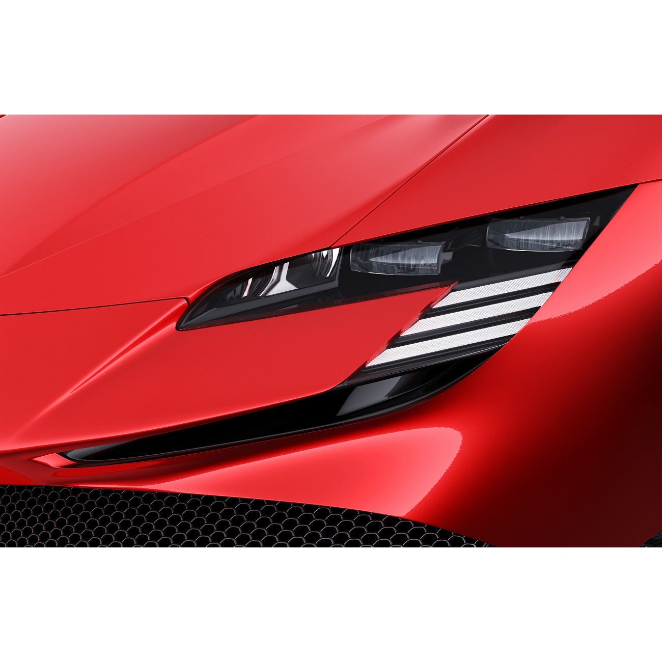 Ferrari SF90 Stradale - High-Detail Game-Ready 3D Model - View 6