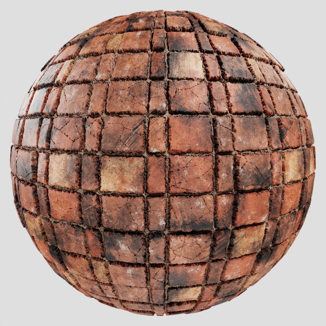 8K PBR Brick Wall Texture 3D Model – Seamless Architectural Textures, FBX - View 16