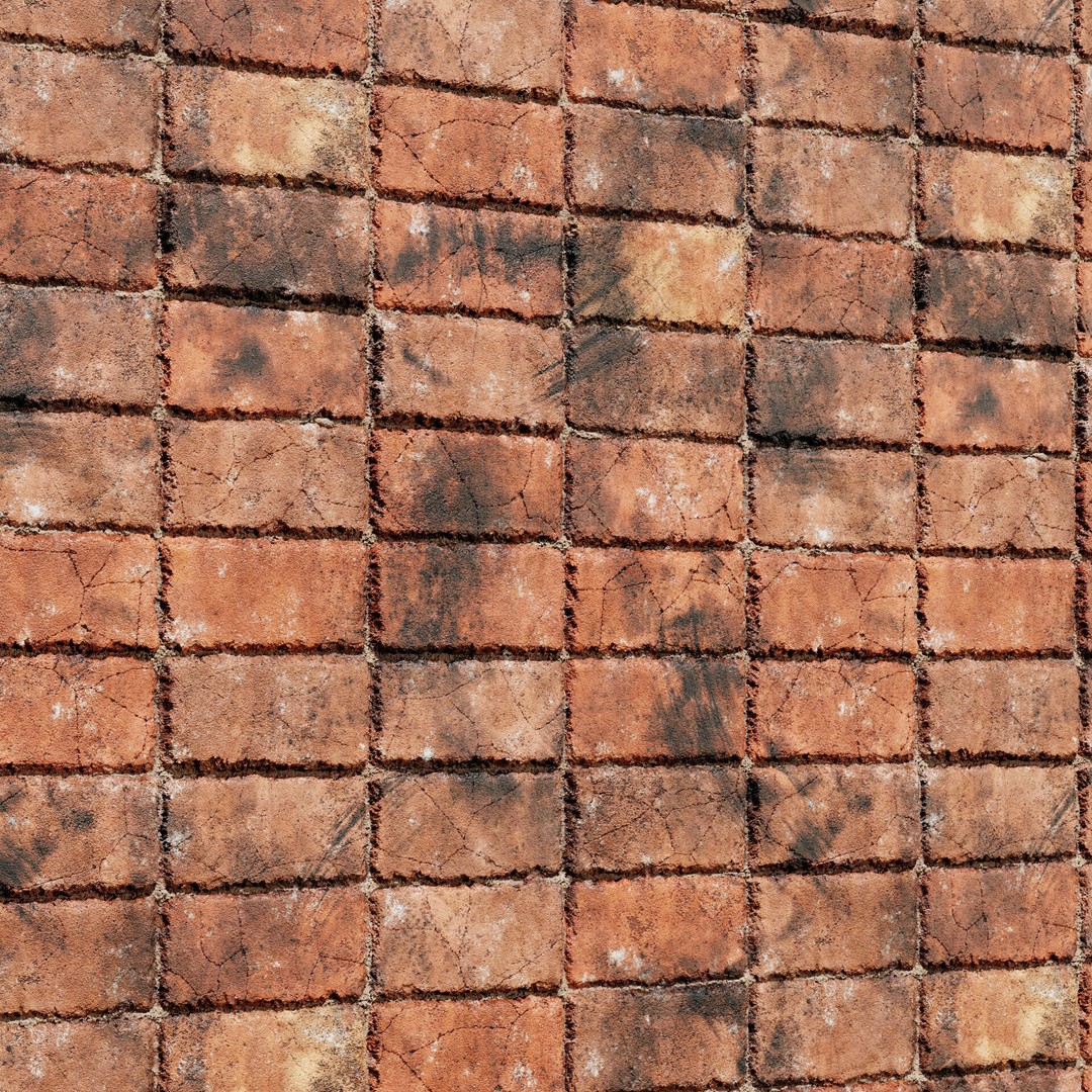 8K PBR Brick Wall Texture 3D Model – Seamless Architectural Textures, FBX - View 6