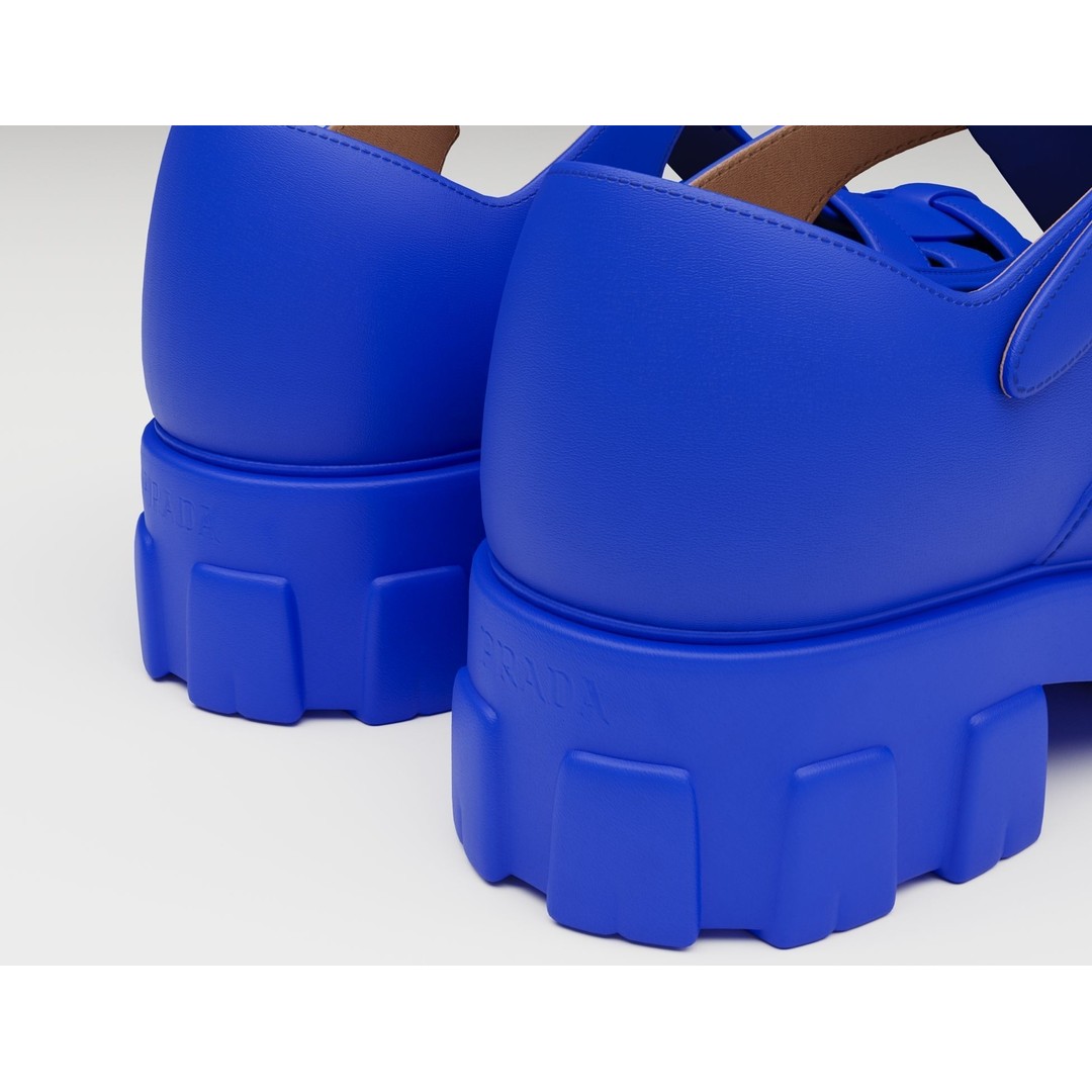 Chunky Sandals 3D Model – Low Poly Game-Ready Footwear, FBX, OBJ - View 9