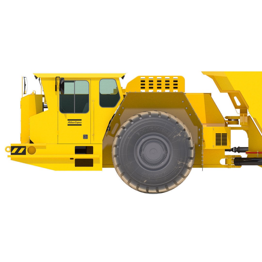 Underground Mining Truck 3D Model – High Poly PBR Asset, FBX - View 12