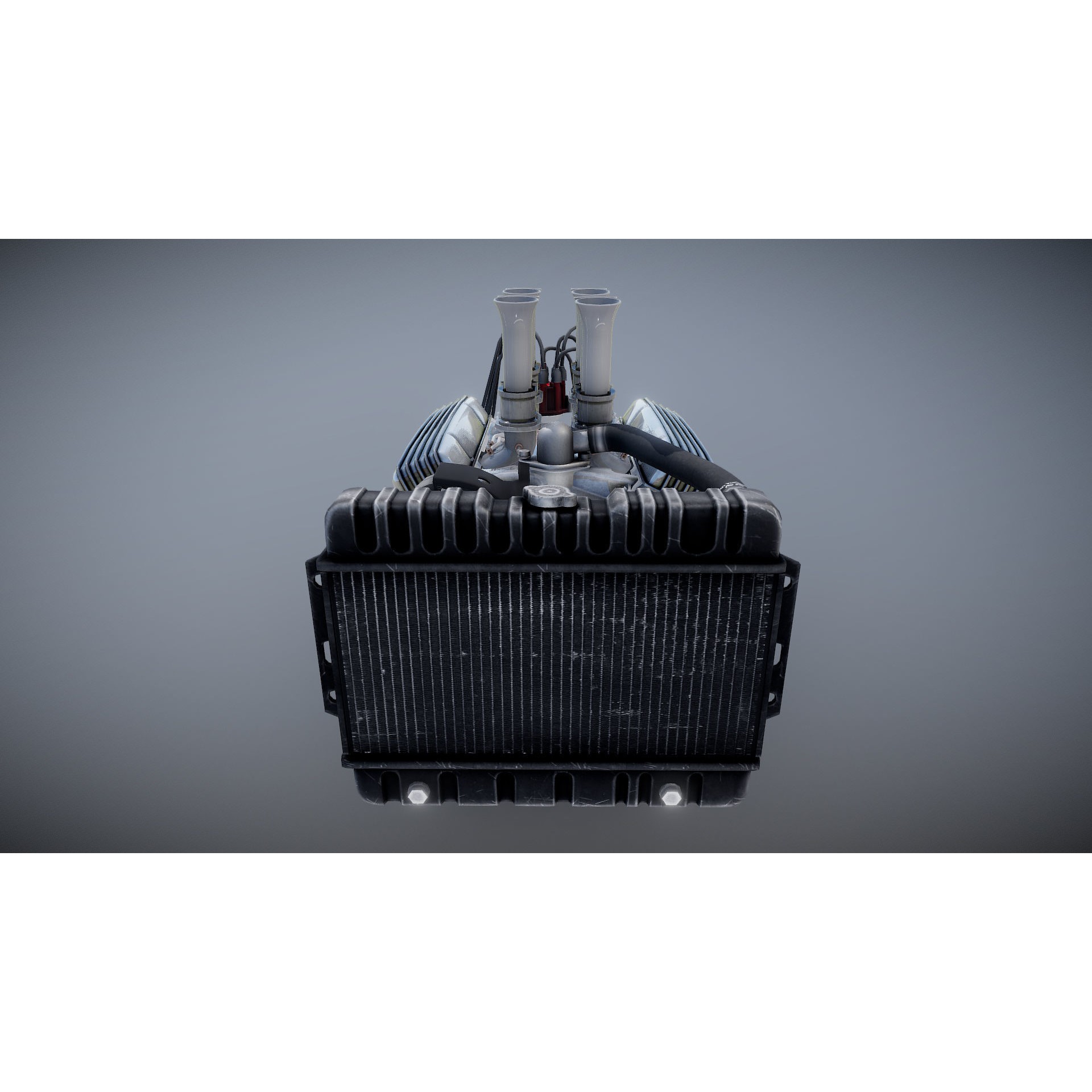 V8 HotRod Engine - Low-Poly Game-Ready 3D Model - View 59