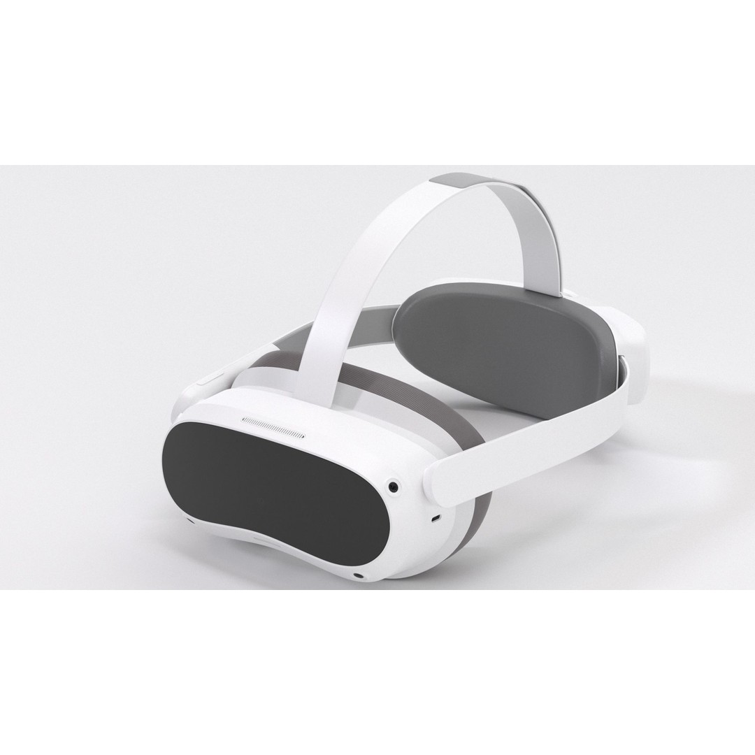 PICO 4 VR Headset 3D Model – High Poly Game Asset, FBX, OBJ - View 17