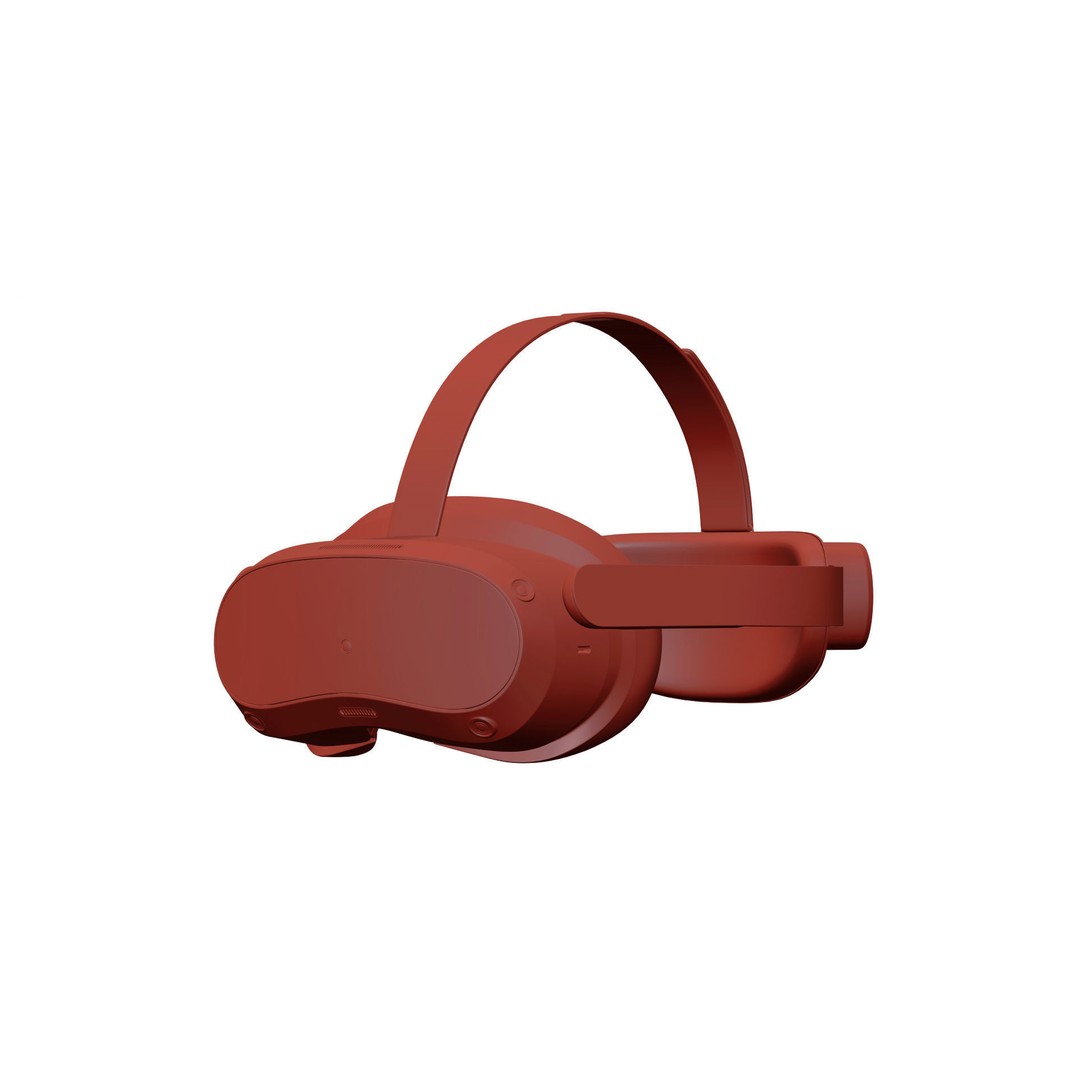 PICO 4 VR Headset 3D Model – High Poly Game Asset, FBX, OBJ - View 24