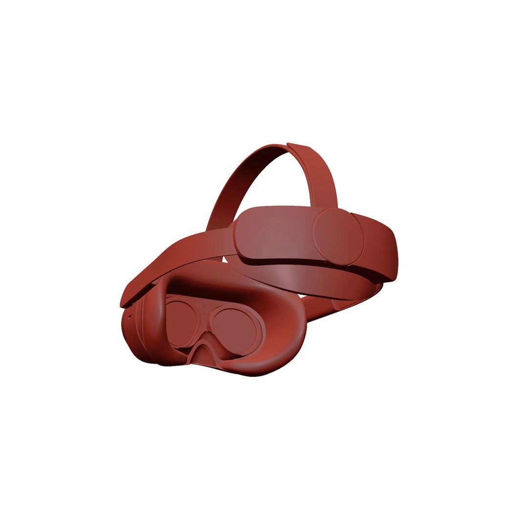 PICO 4 VR Headset 3D Model – High Poly Game Asset, FBX, OBJ - View 28