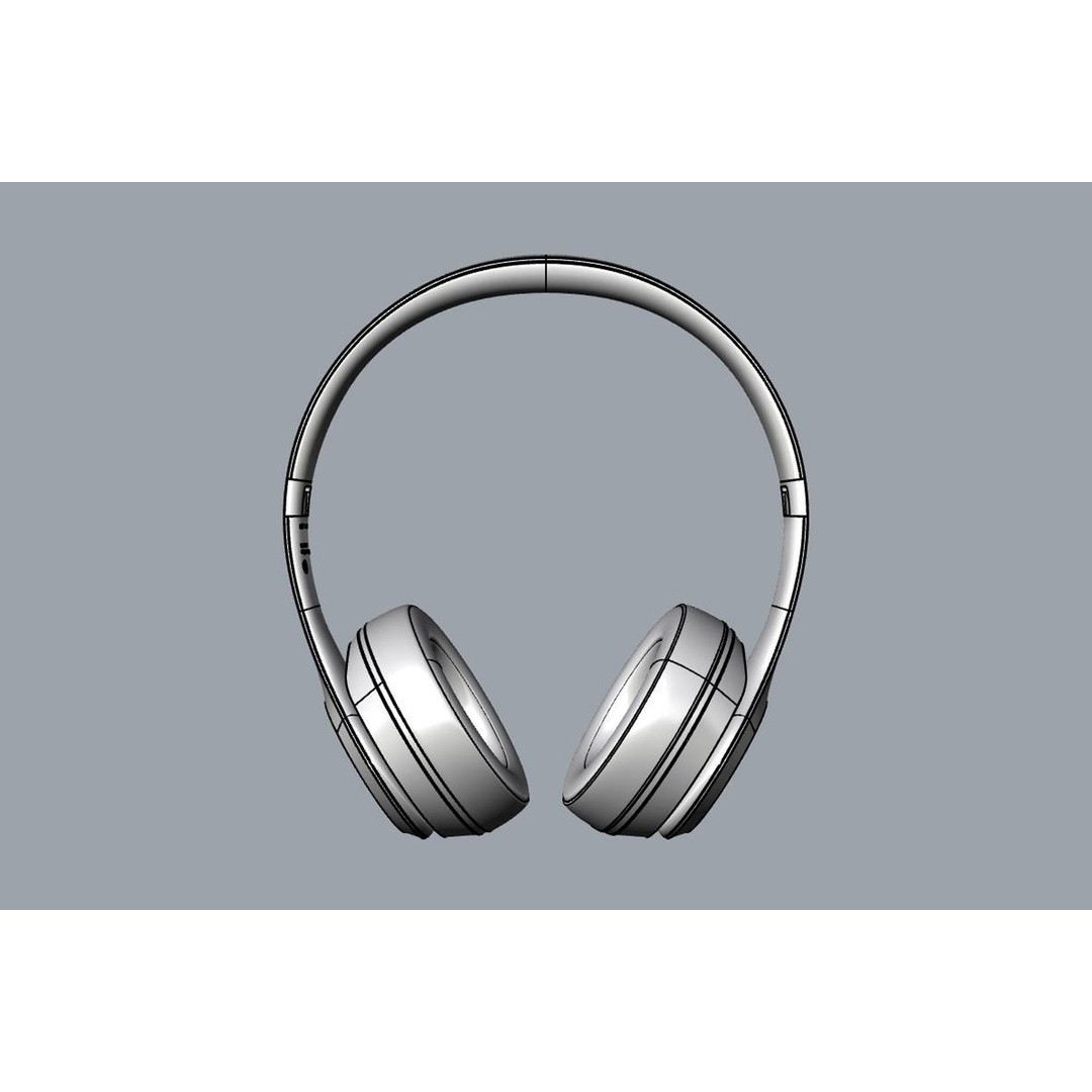 Beats Solo 4 Headphone 3D Model – High Poly Audio Asset, FBX, OBJ - View 21