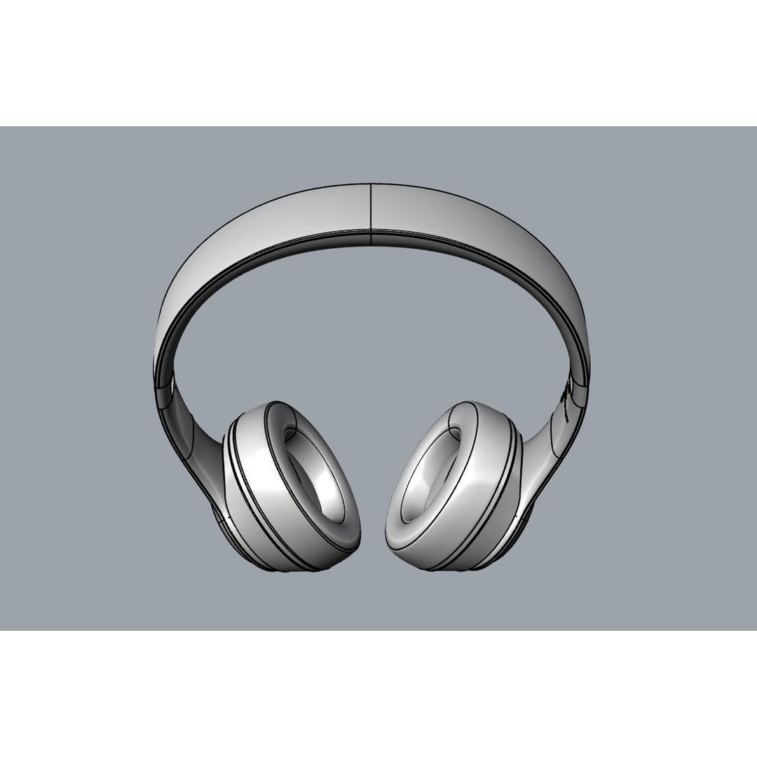 Beats Solo 4 Headphone 3D Model – High Poly Audio Asset, FBX, OBJ - View 23