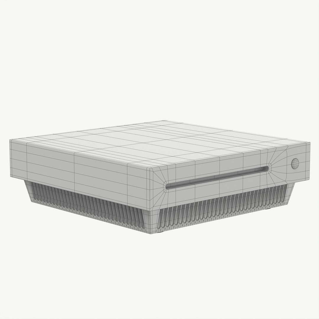 Compact TV Console 3D Model – Minimalist Design, PBR Textures, FBX - View 11
