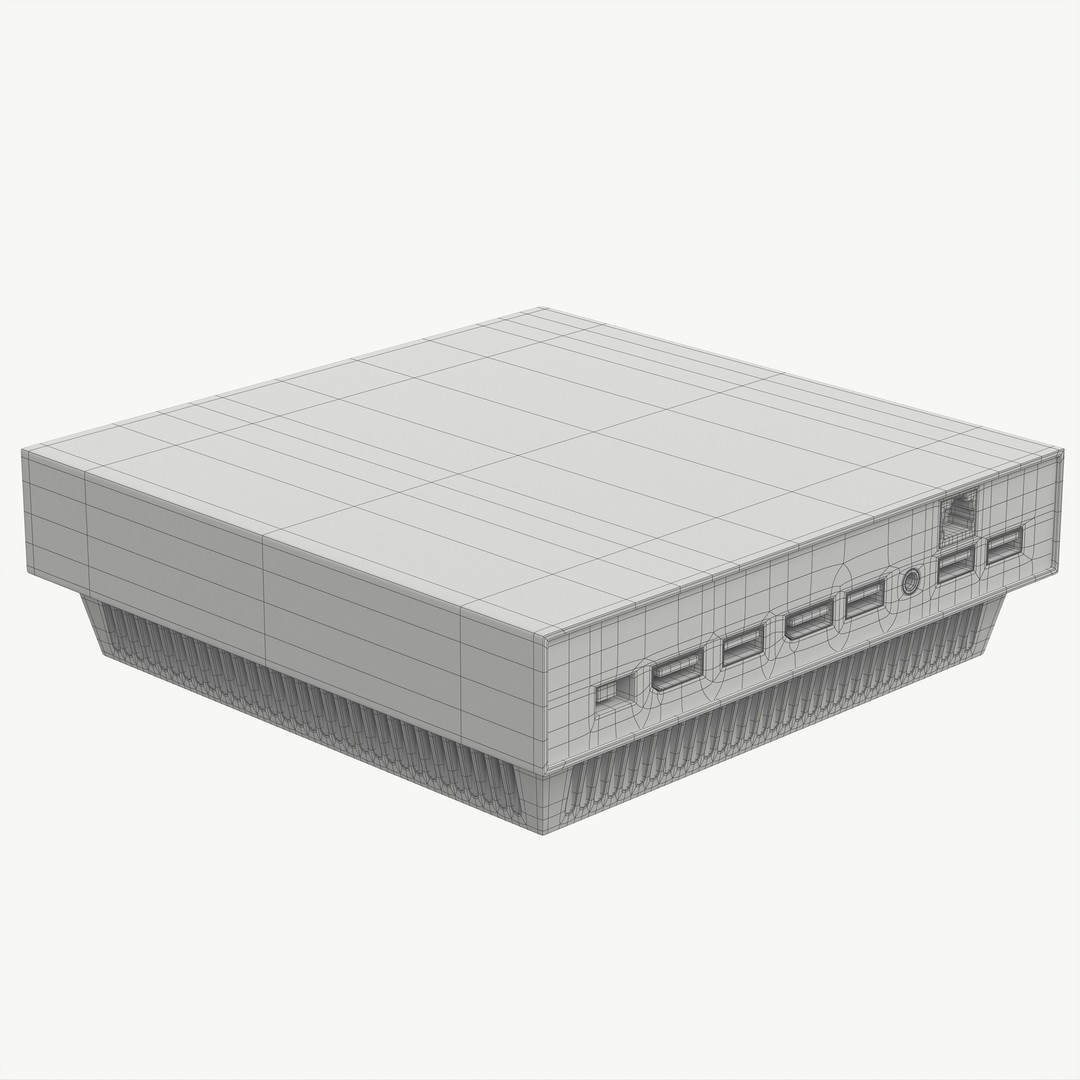 Compact TV Console 3D Model – Minimalist Design, PBR Textures, FBX - View 13