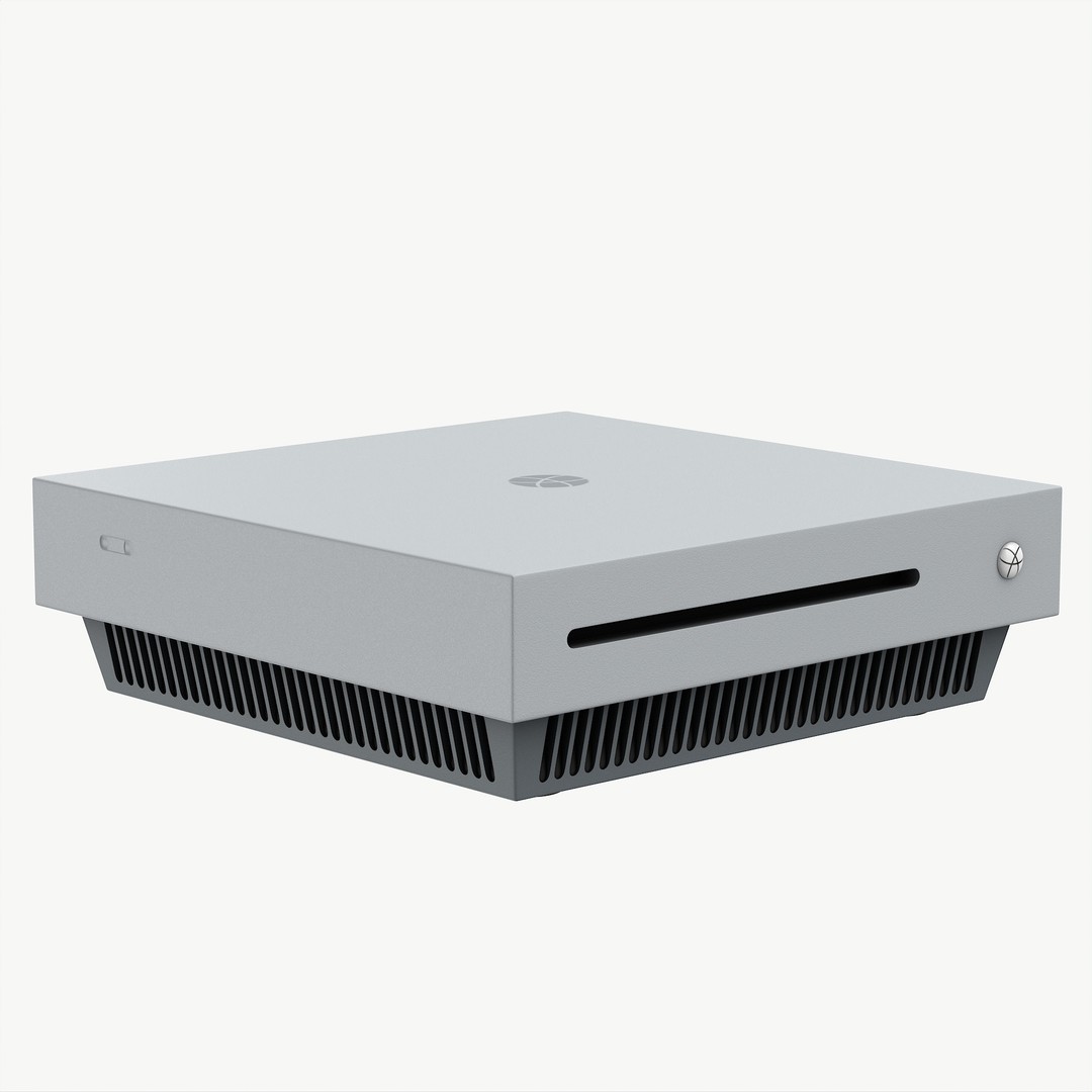 Compact TV Console 3D Model – Minimalist Design, PBR Textures, FBX - View 3