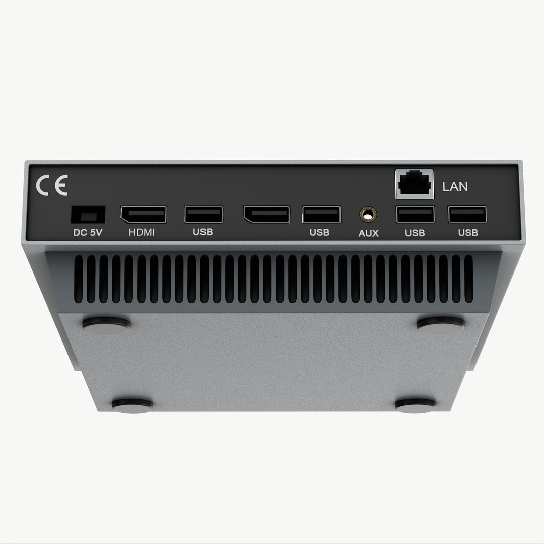 Compact TV Console 3D Model – Minimalist Design, PBR Textures, FBX - View 9