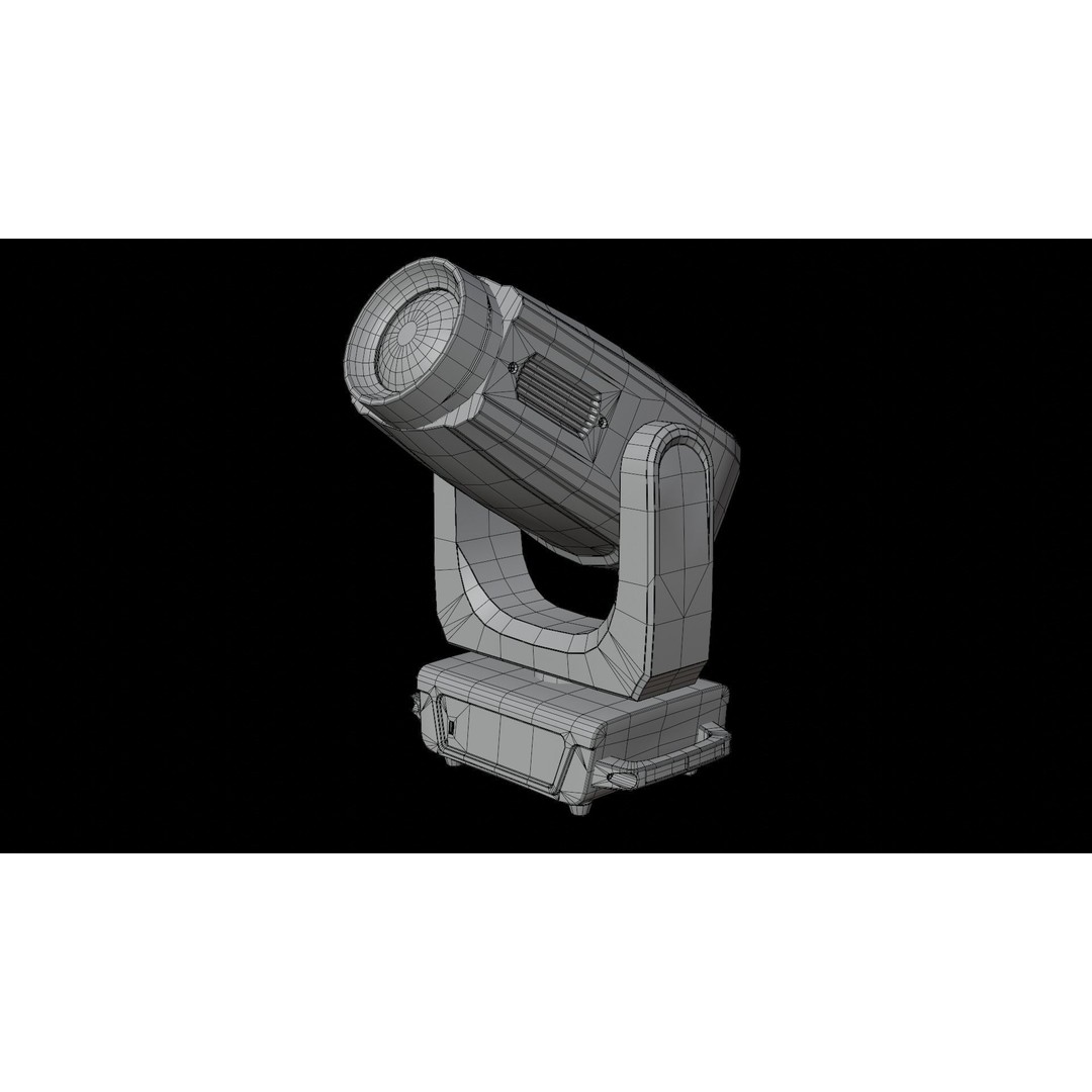 Moving Light 3D Model – Low Poly PBR Asset for Stage and Studio - View 16