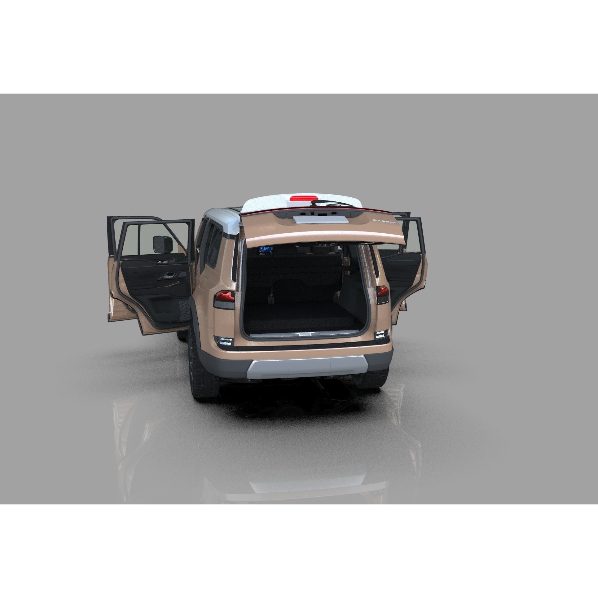 Lexus GX 2024 - High-Poly Interior 3D Model - View 14