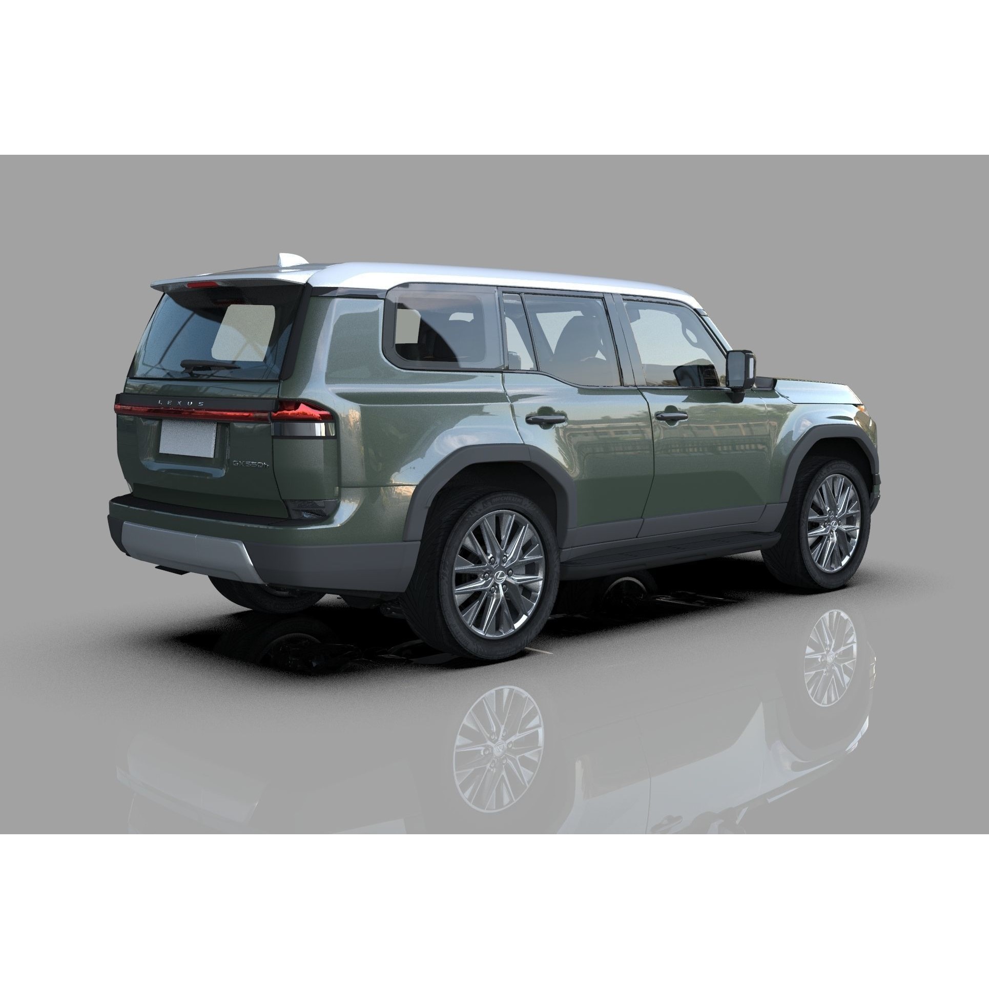 Lexus GX 2024 - High-Poly Interior 3D Model - View 19