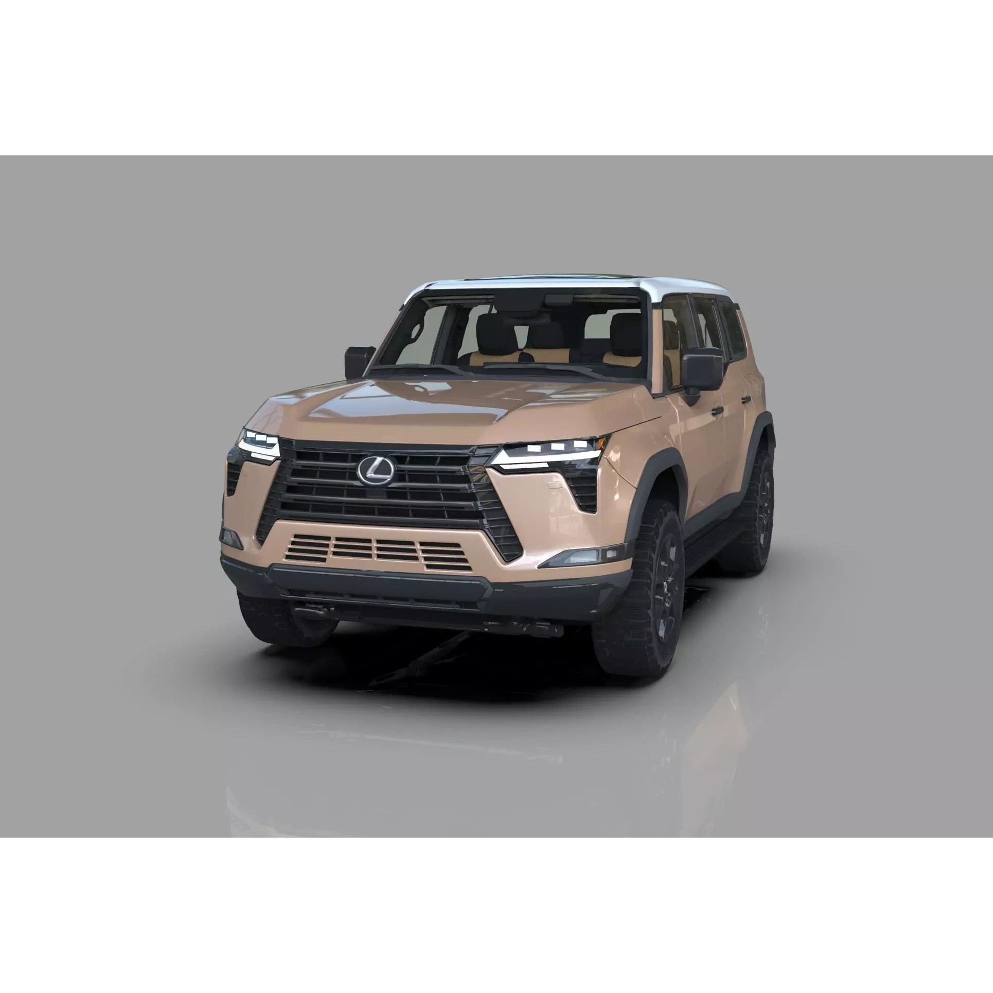 Lexus GX 2024 - High-Poly Interior 3D Model - View 2