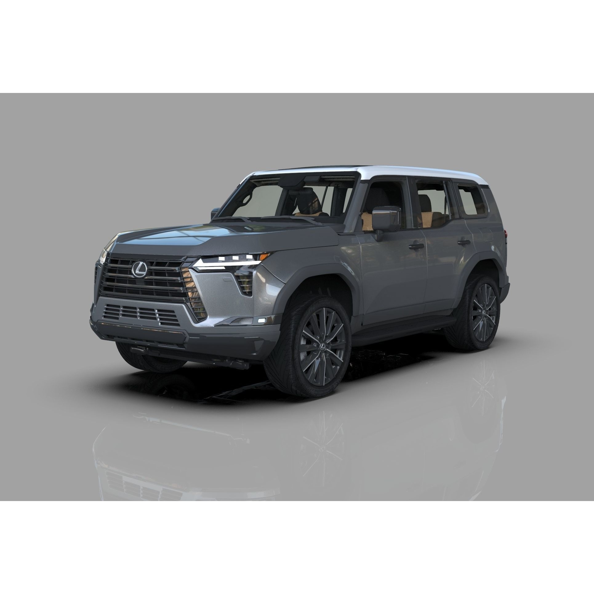Lexus GX 2024 - High-Poly Interior 3D Model - View 20