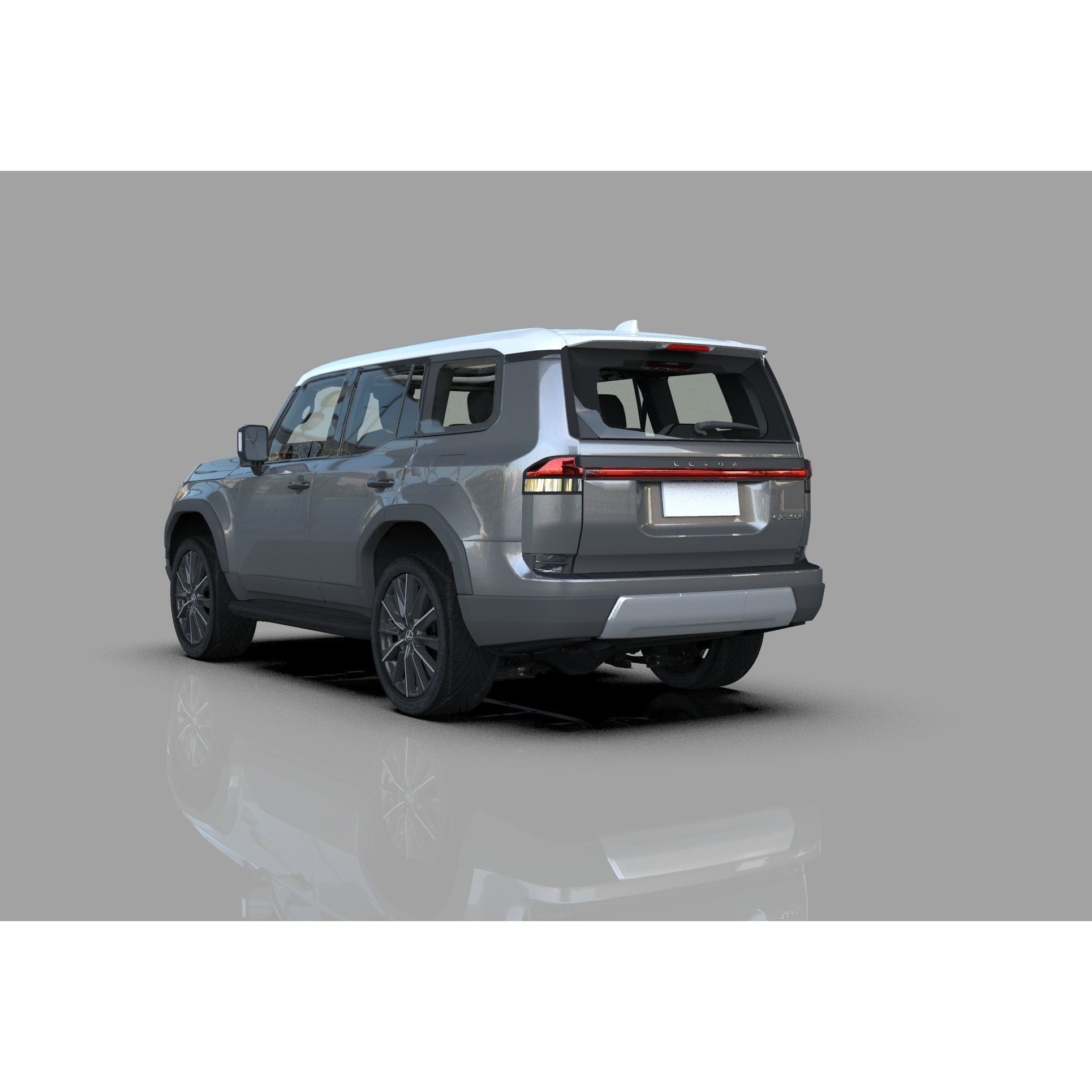 Lexus GX 2024 - High-Poly Interior 3D Model - View 21