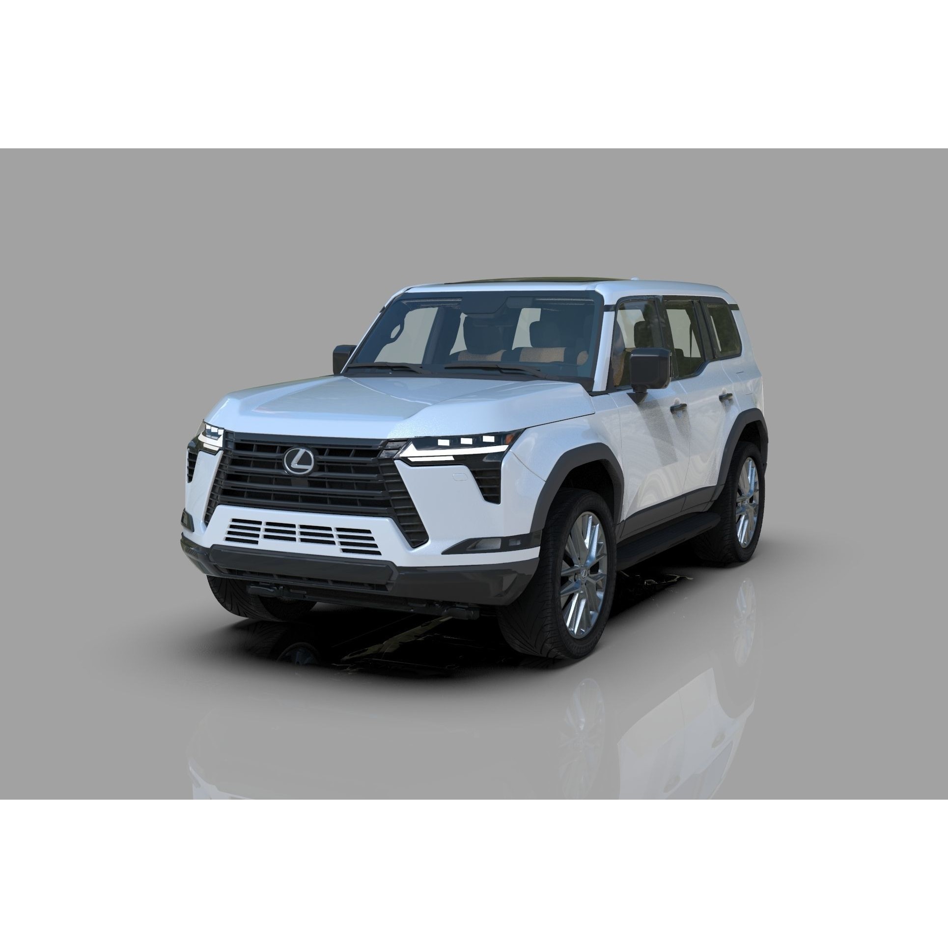 Lexus GX 2024 - High-Poly Interior 3D Model - View 22