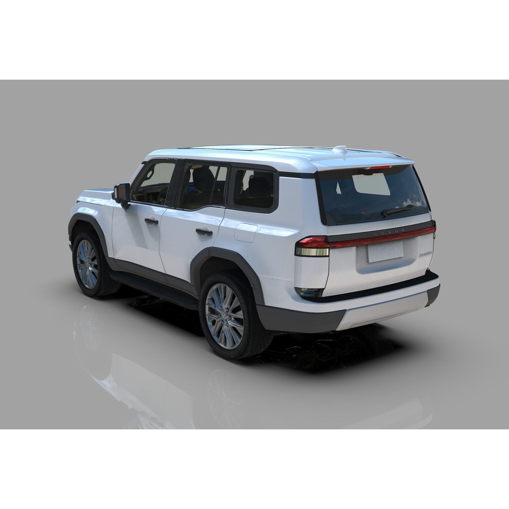Lexus GX 2024 - High-Poly Interior 3D Model - View 23