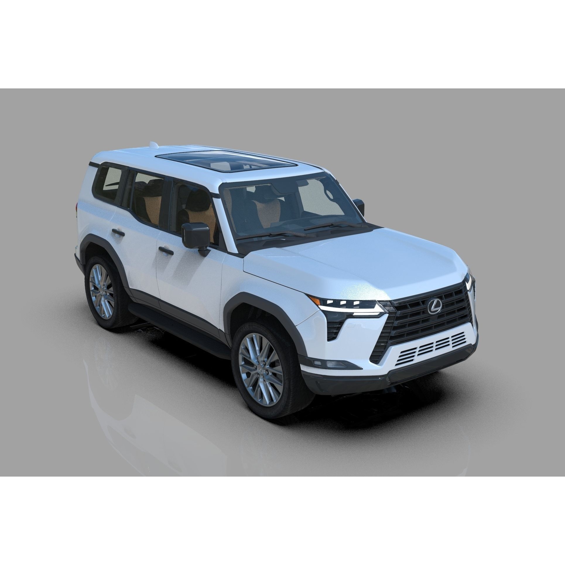 Lexus GX 2024 - High-Poly Interior 3D Model - View 24