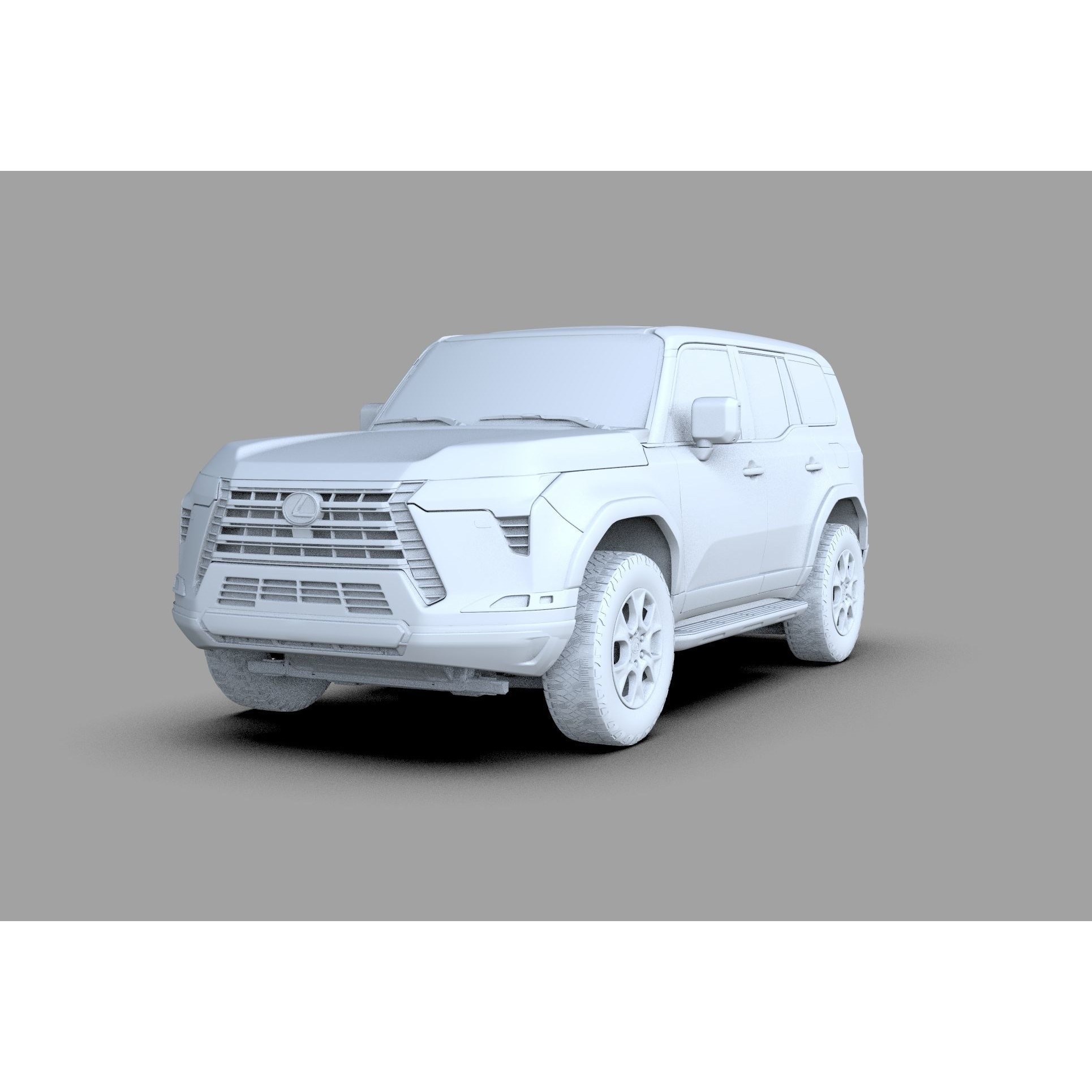 Lexus GX 2024 - High-Poly Interior 3D Model - View 25
