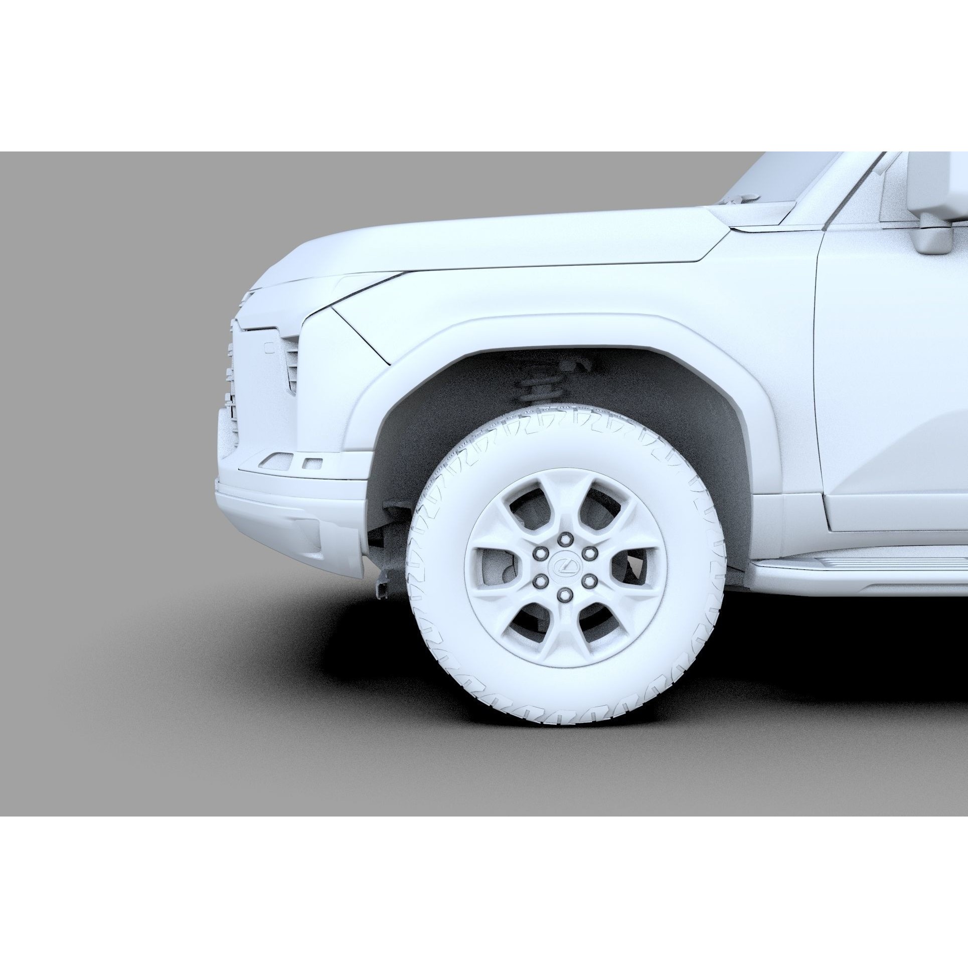Lexus GX 2024 - High-Poly Interior 3D Model - View 29