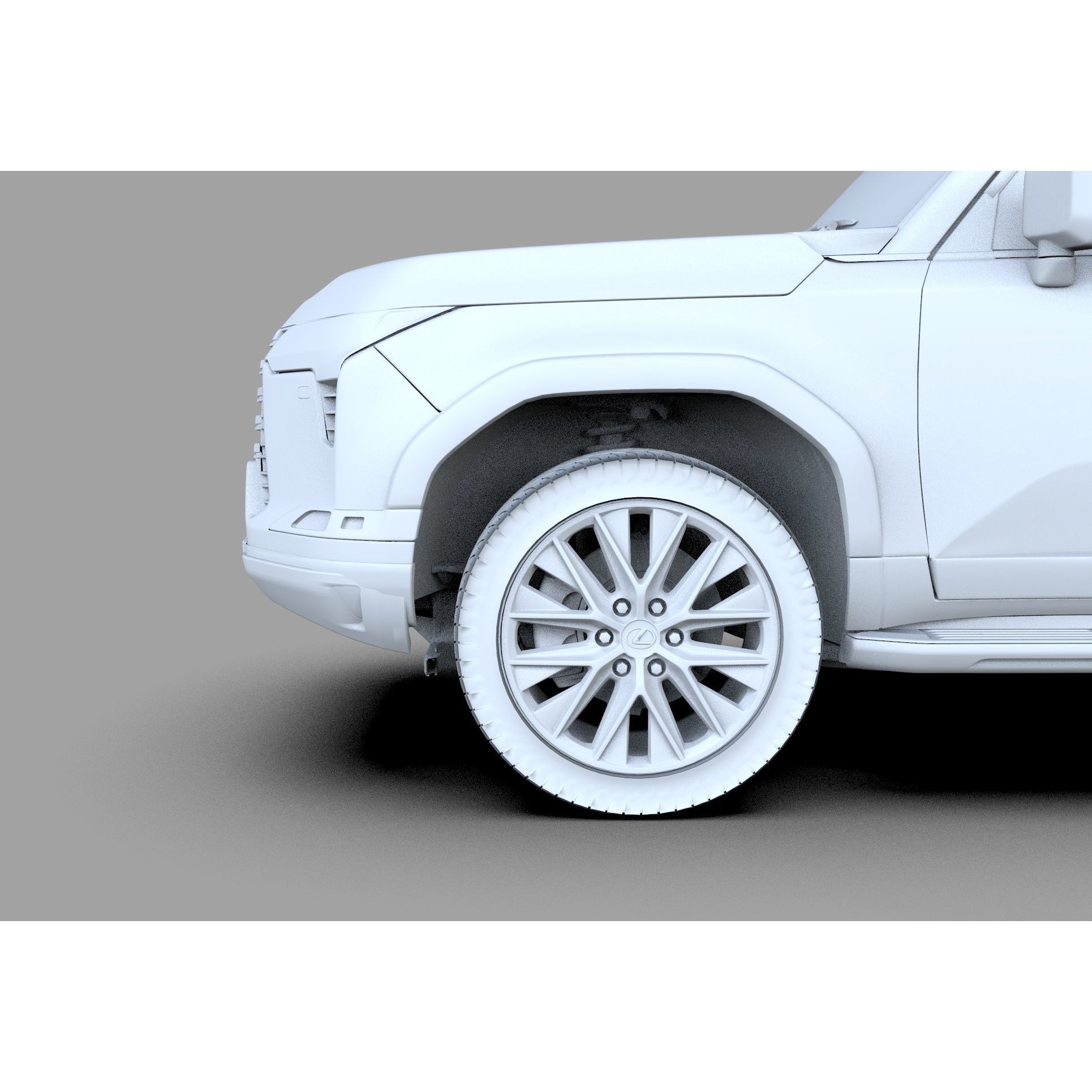 Lexus GX 2024 - High-Poly Interior 3D Model - View 31