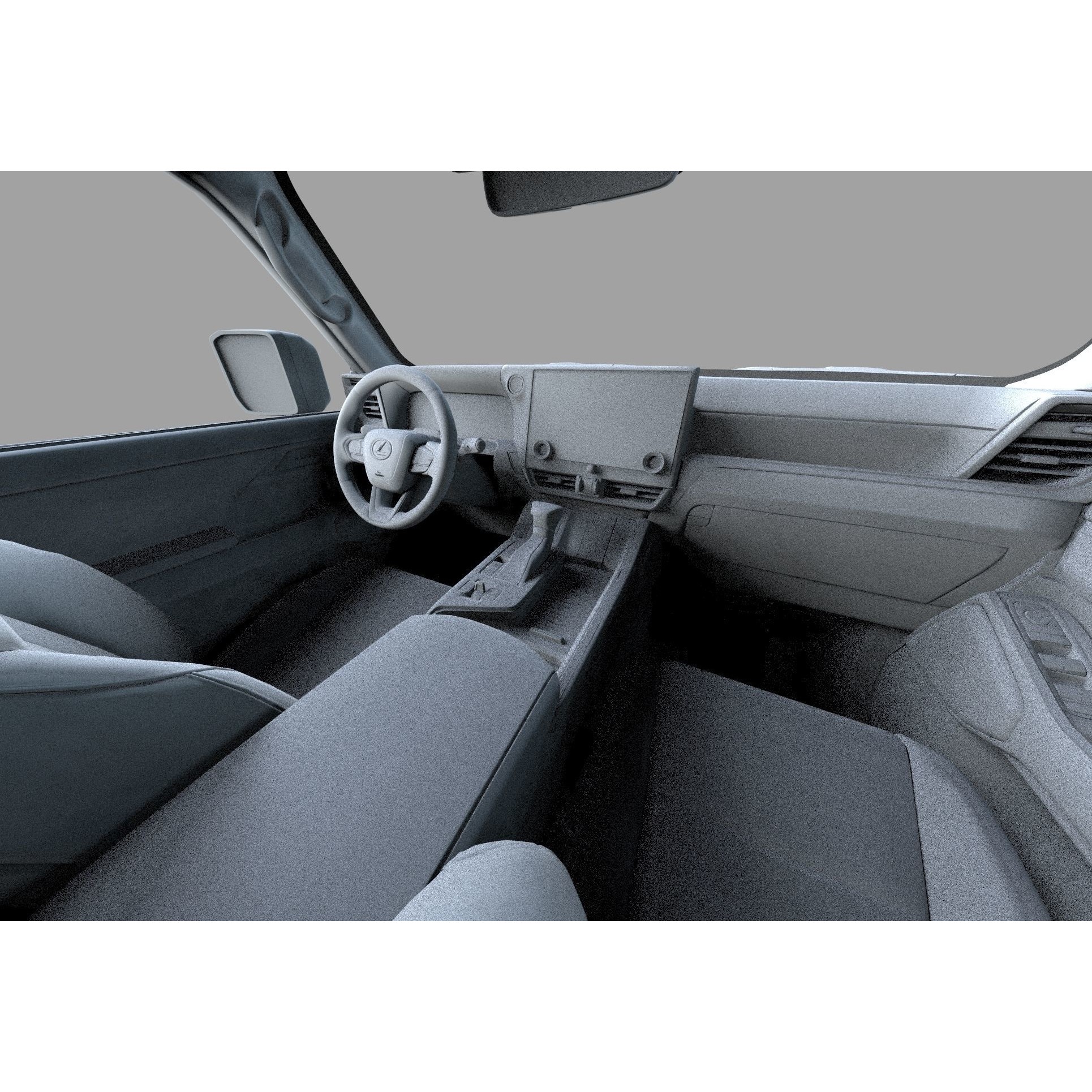 Lexus GX 2024 - High-Poly Interior 3D Model - View 36