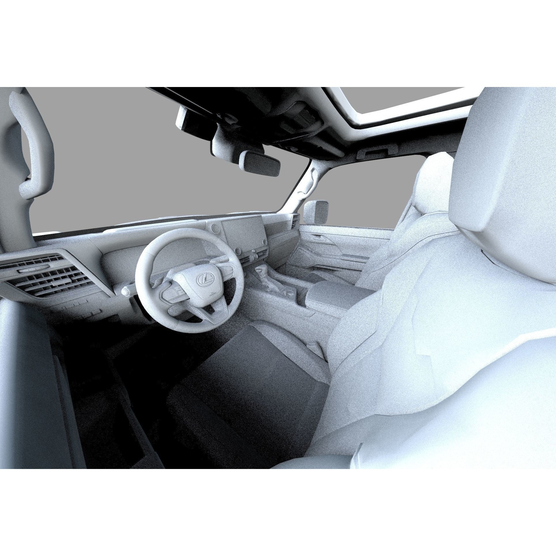 Lexus GX 2024 - High-Poly Interior 3D Model - View 37
