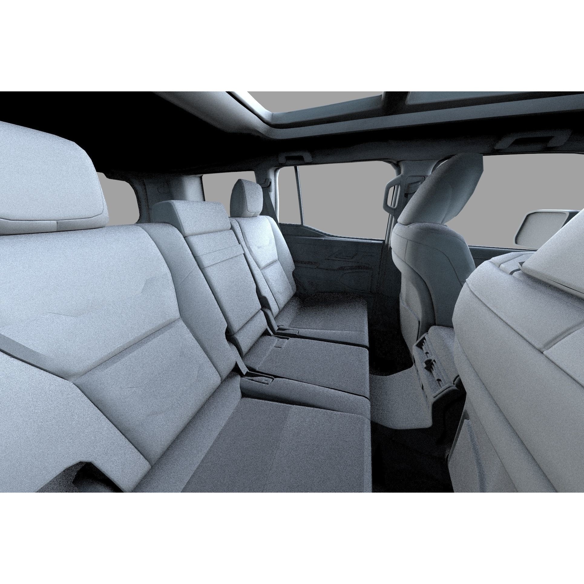 Lexus GX 2024 - High-Poly Interior 3D Model - View 38
