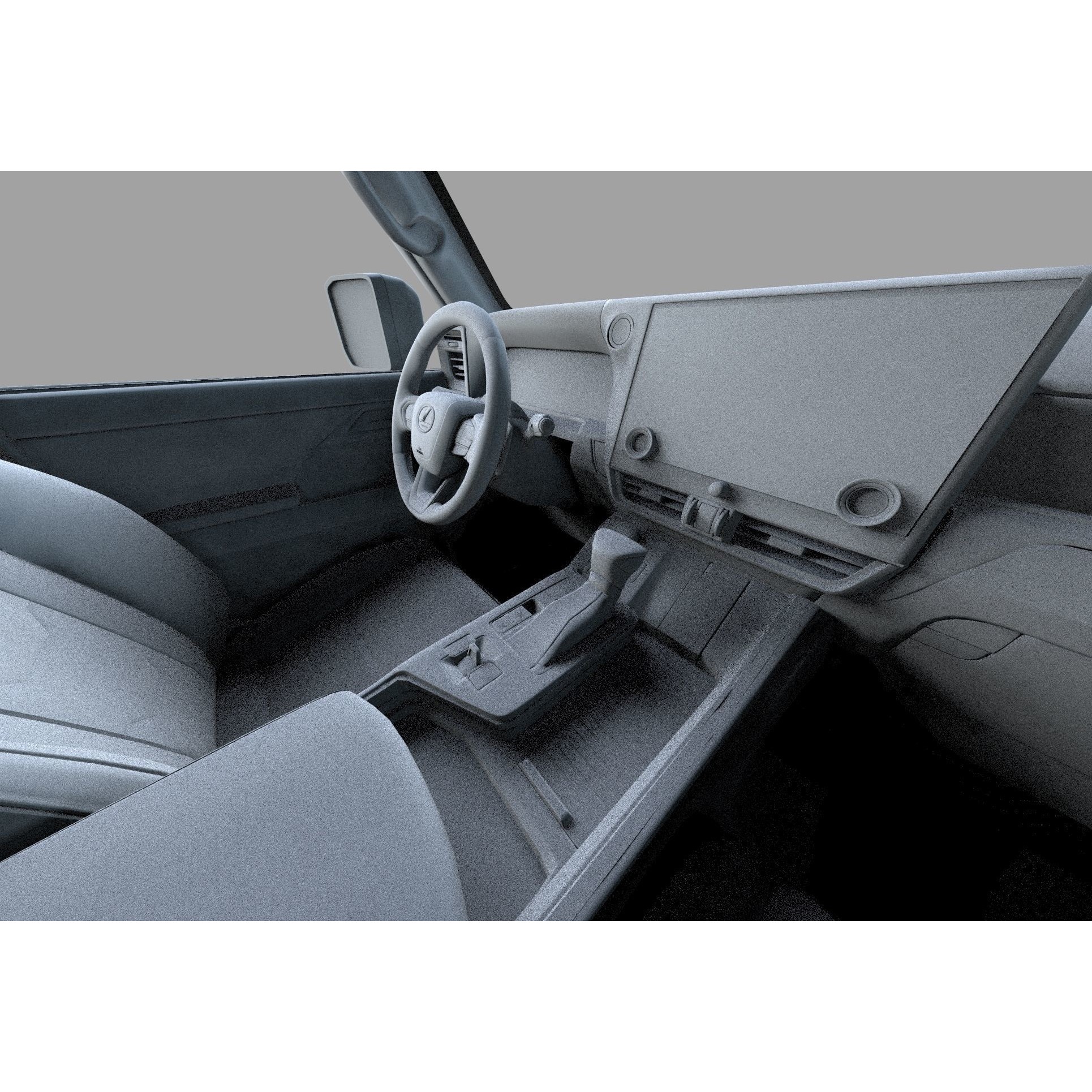 Lexus GX 2024 - High-Poly Interior 3D Model - View 39