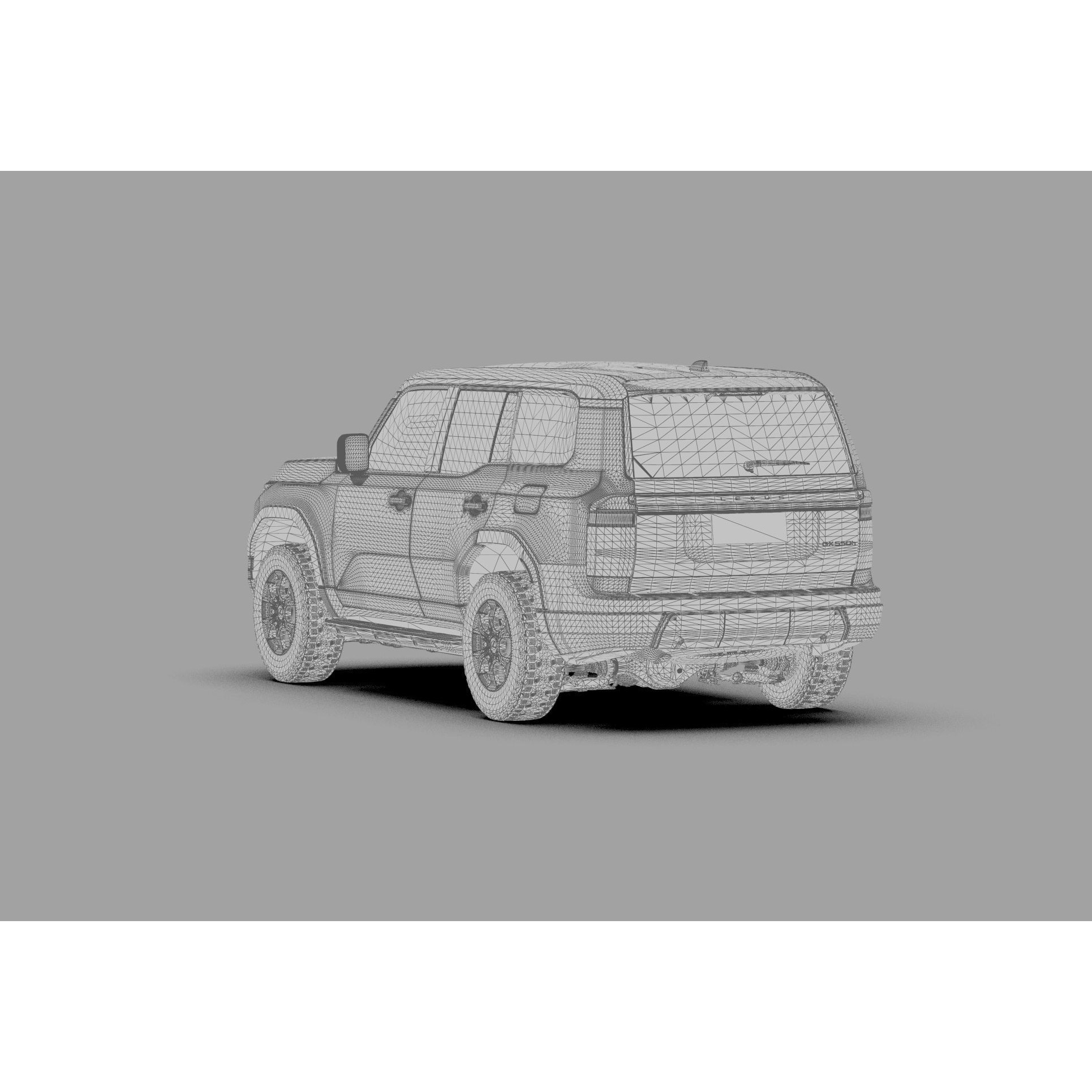 Lexus GX 2024 - High-Poly Interior 3D Model - View 43