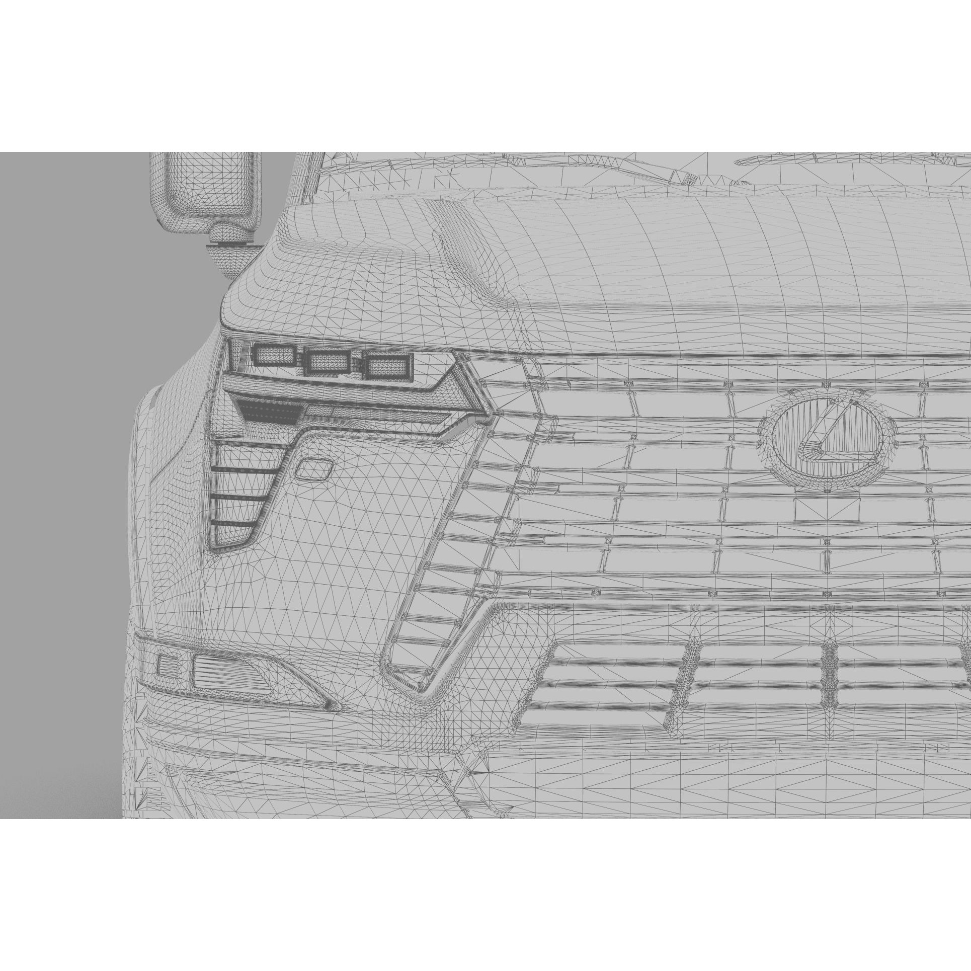 Lexus GX 2024 - High-Poly Interior 3D Model - View 45