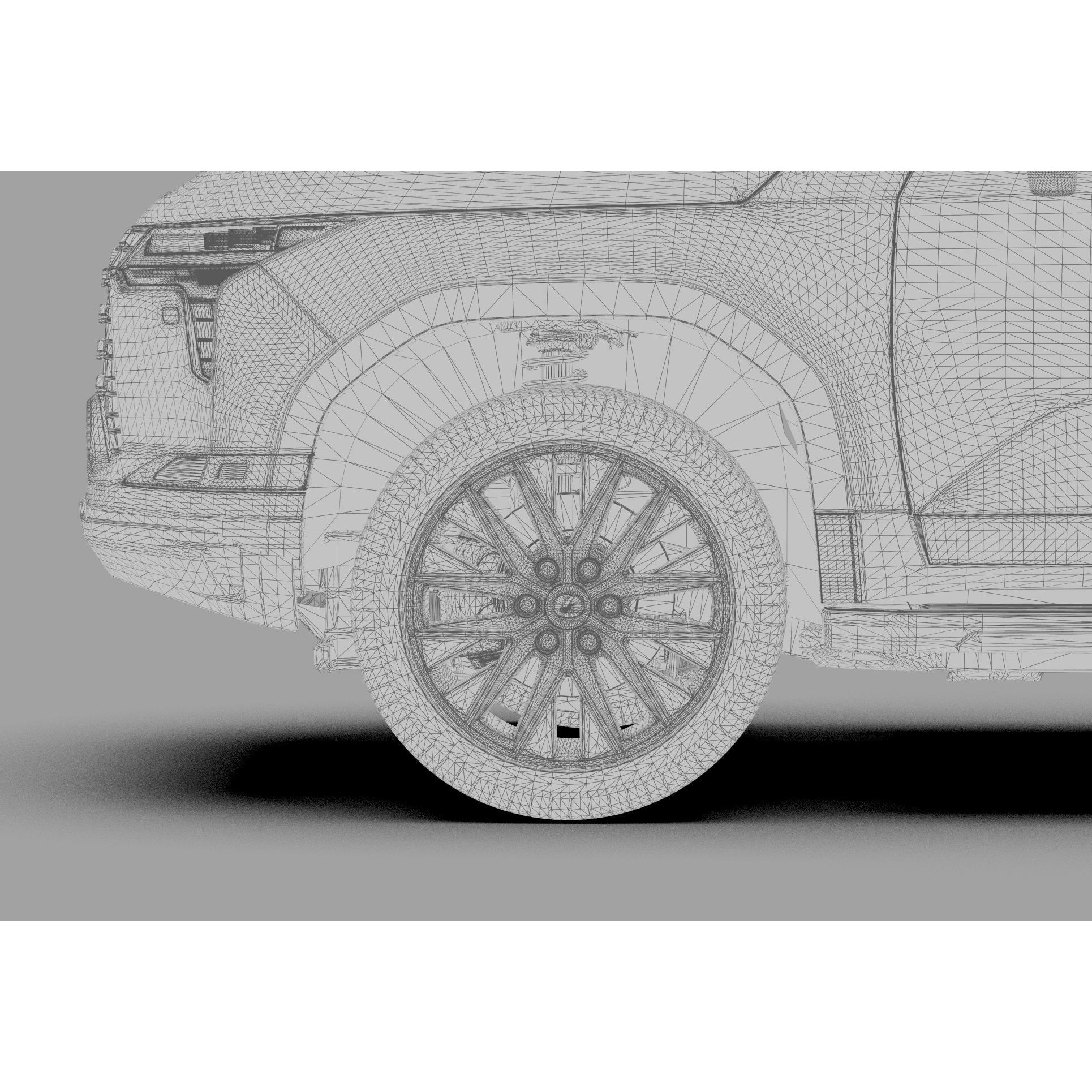 Lexus GX 2024 - High-Poly Interior 3D Model - View 47