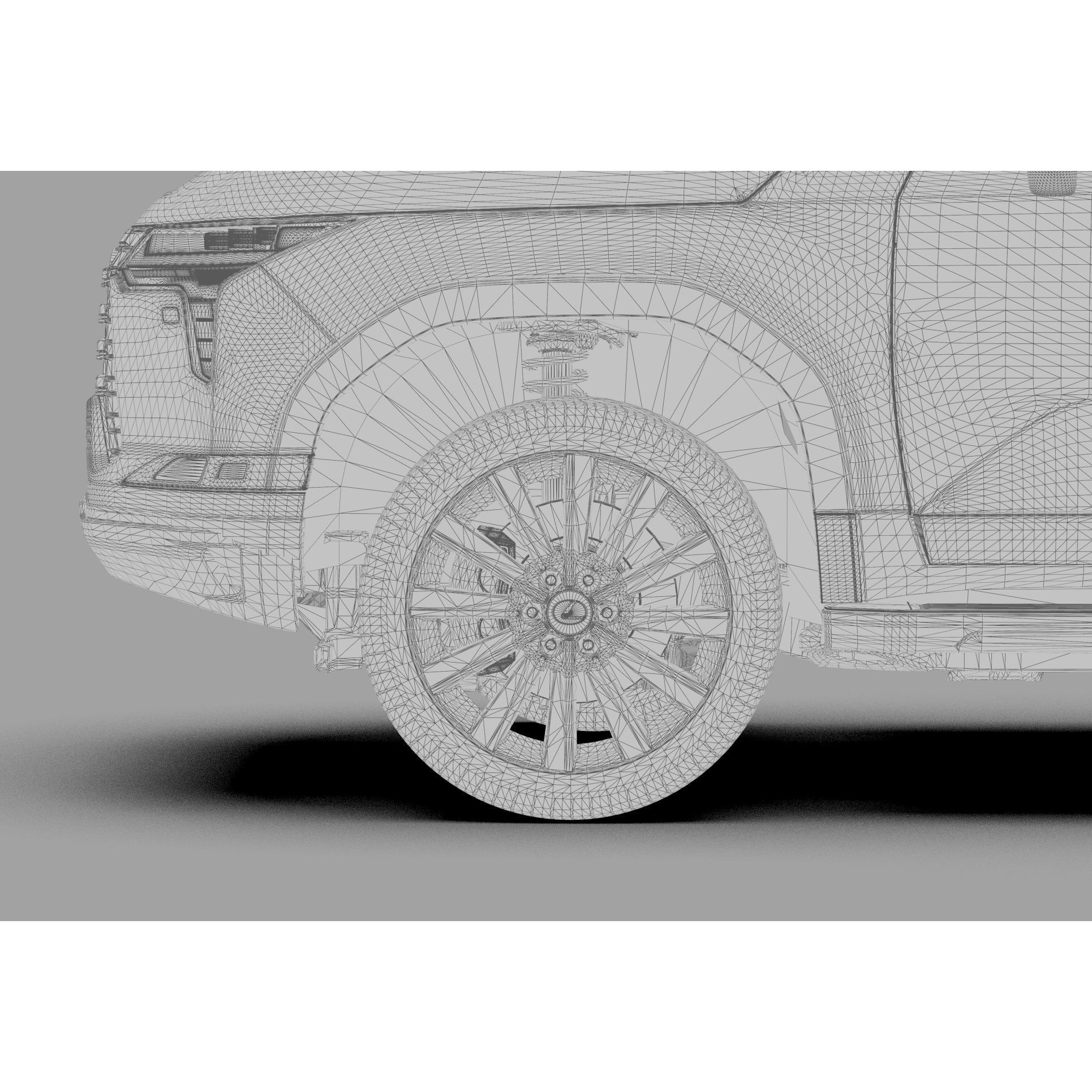 Lexus GX 2024 - High-Poly Interior 3D Model - View 48