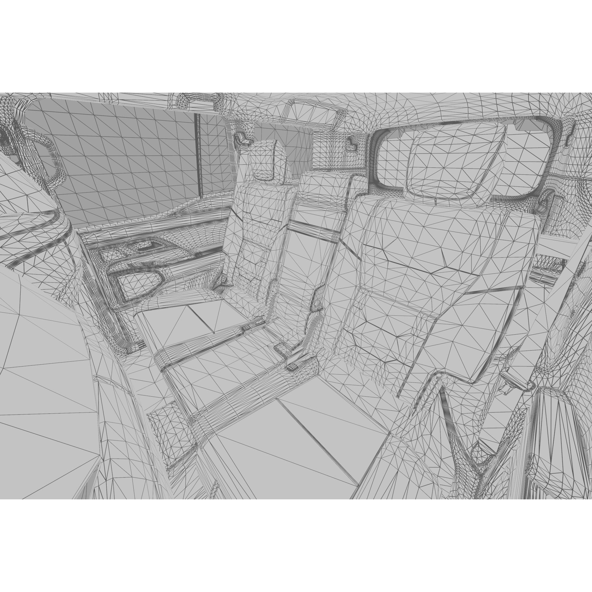 Lexus GX 2024 - High-Poly Interior 3D Model - View 52