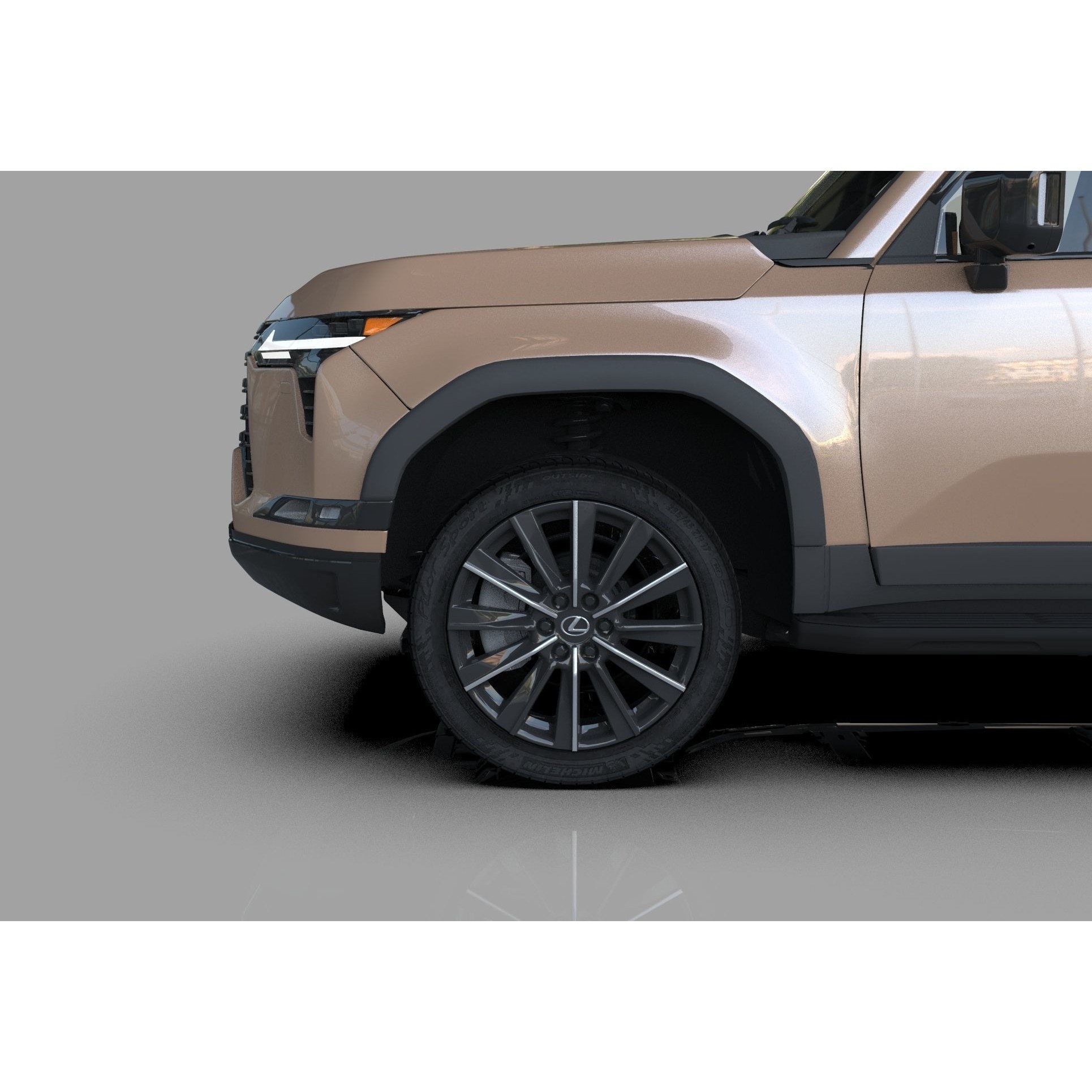 Lexus GX 2024 - High-Poly Interior 3D Model - View 7