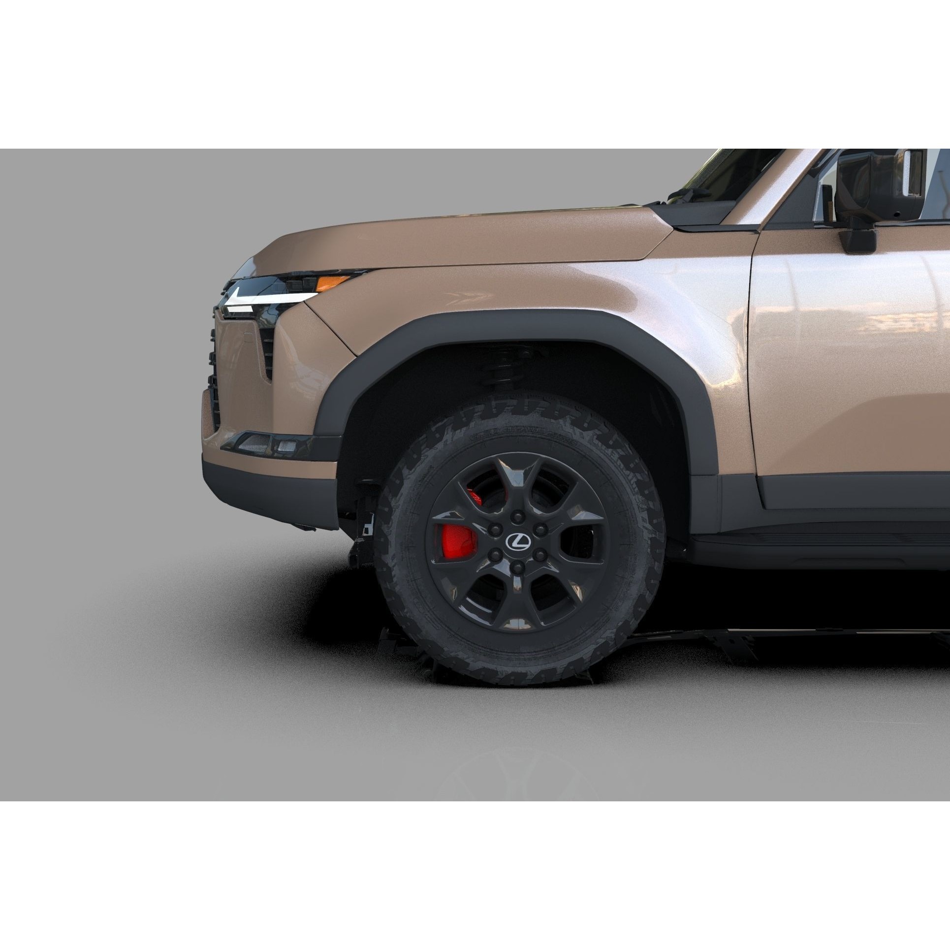 Lexus GX 2024 - High-Poly Interior 3D Model - View 9