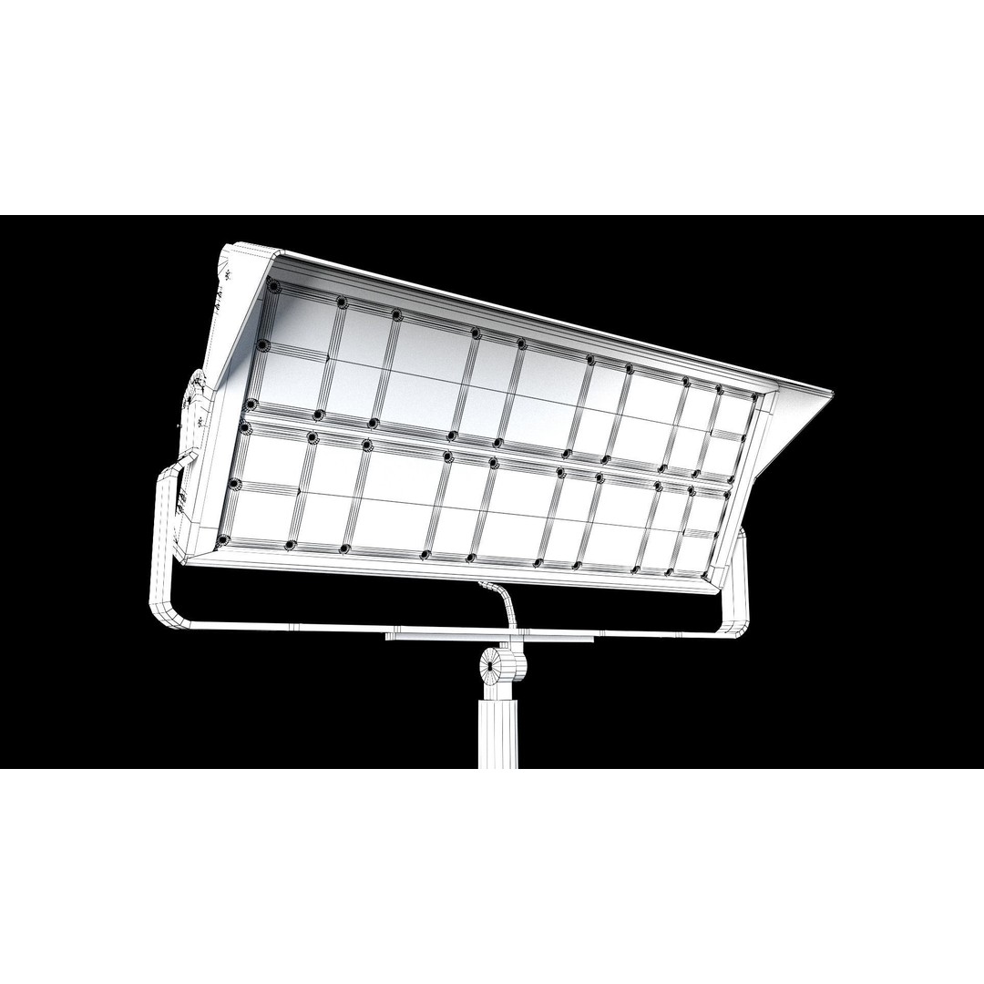 PBR Light 3D Model – Low Poly Illumination Asset, FBX, Blender - View 24