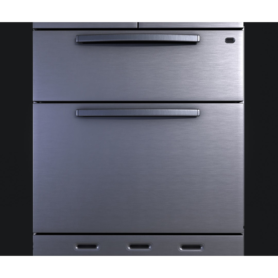 Fridge 3D Model – Low Poly Kitchen Asset, PBR, FBX, OBJ - View 10