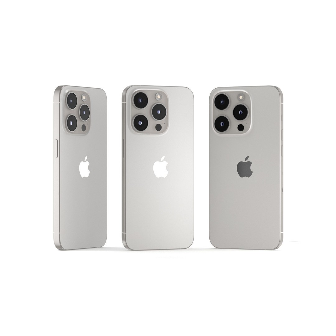 Apple iPhone 15 Pro Max 3D Model – High Poly PBR Asset, FBX & OBJ - View 10