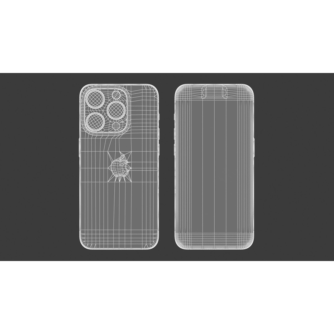 Apple iPhone 15 Pro Max 3D Model – High Poly PBR Asset, FBX & OBJ - View 12