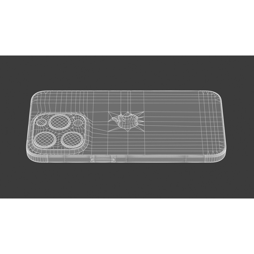 Apple iPhone 15 Pro Max 3D Model – High Poly PBR Asset, FBX & OBJ - View 14