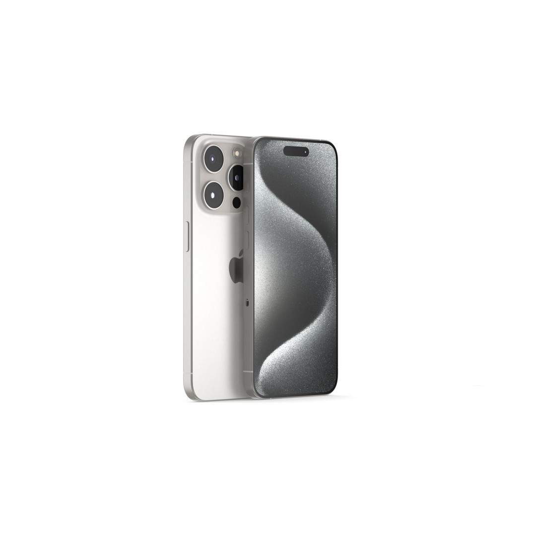 Apple iPhone 15 Pro Max 3D Model – High Poly PBR Asset, FBX & OBJ - View 3
