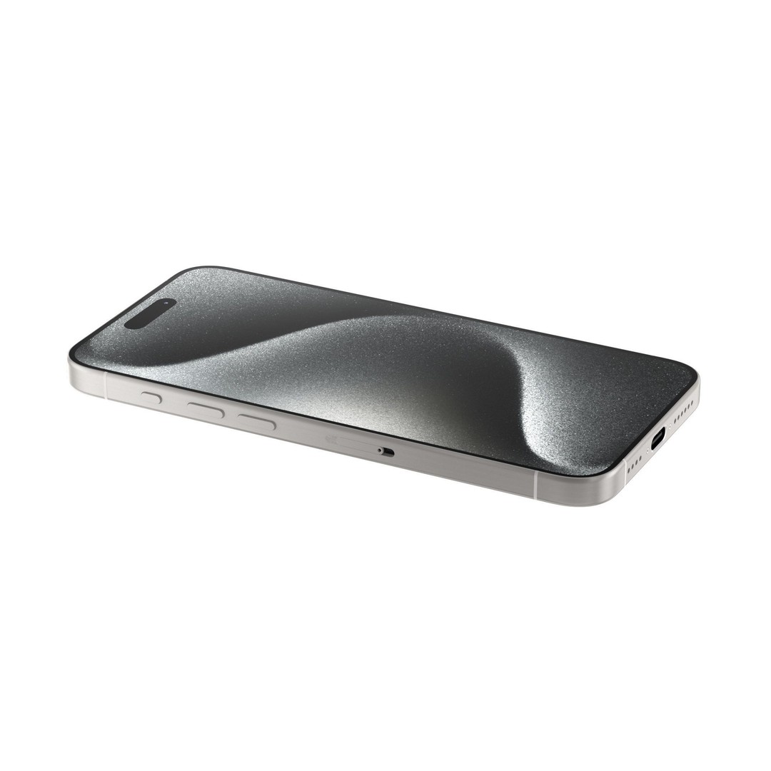 Apple iPhone 15 Pro Max 3D Model – High Poly PBR Asset, FBX & OBJ - View 6