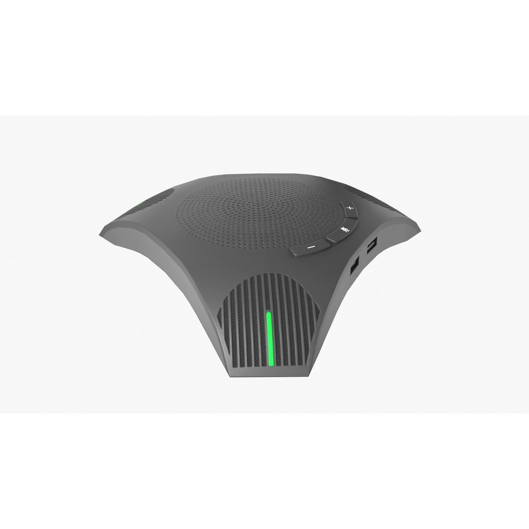 Conference Microphone 3D Model – Low Poly PBR Model, FBX, OBJ - View 13