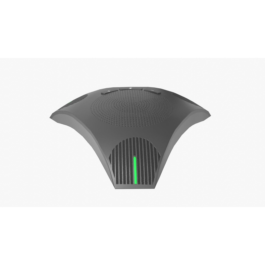 Conference Microphone 3D Model – Low Poly PBR Model, FBX, OBJ - View 9