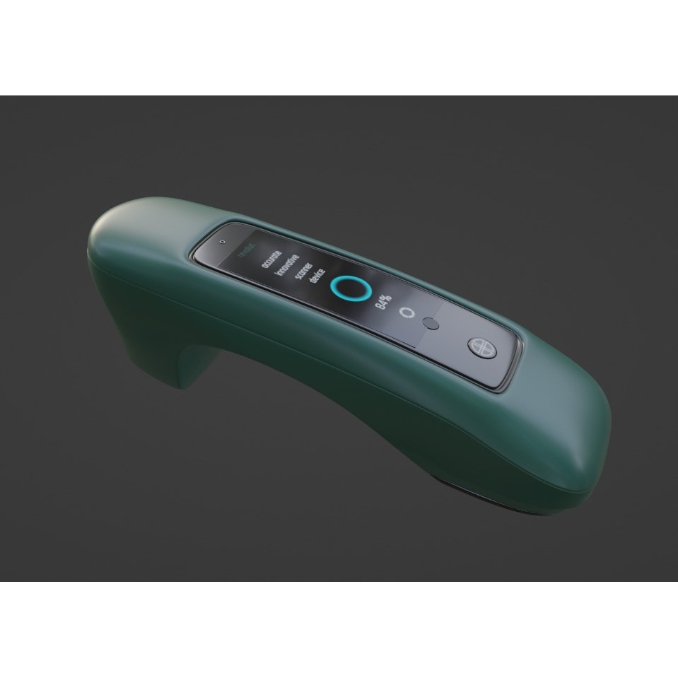 Handheld Scanner 3D Model – Low Poly Ergonomic Design, FBX - View 5