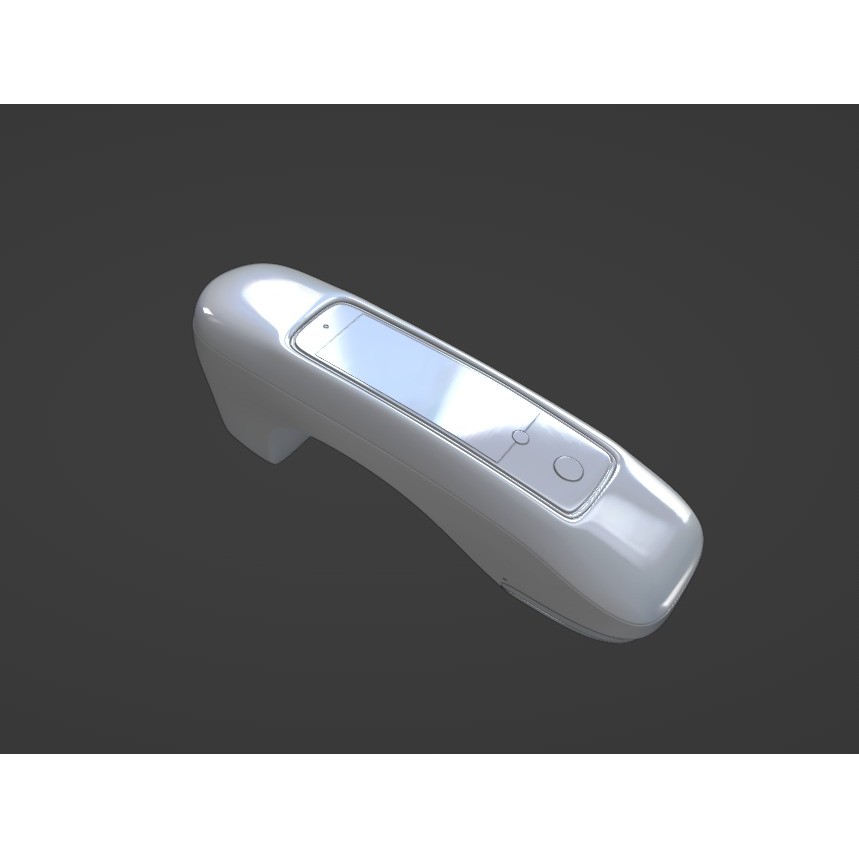 Handheld Scanner 3D Model – Low Poly Ergonomic Design, FBX - View 7
