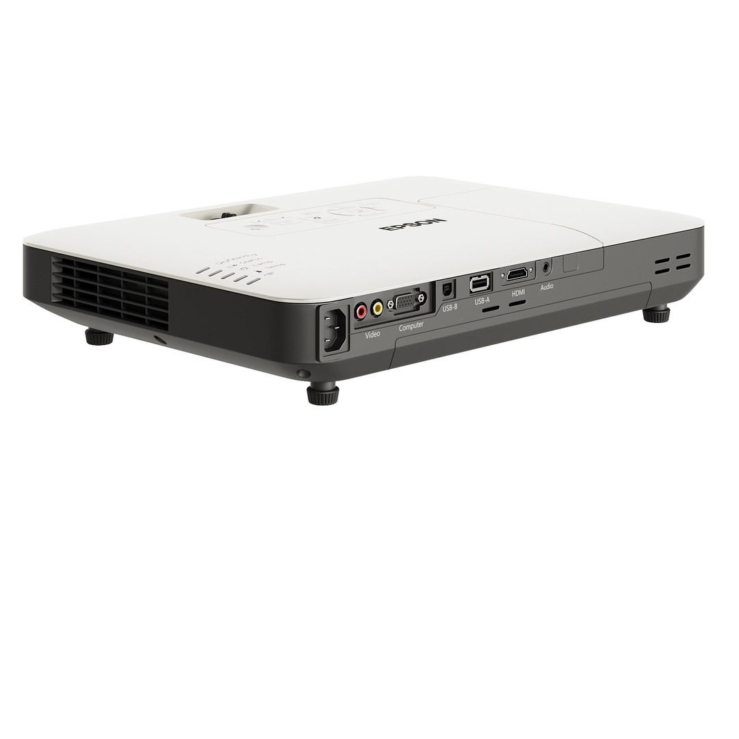 Epson Projectors 3D Model – Realistic Projection Setup with Screens - View 18